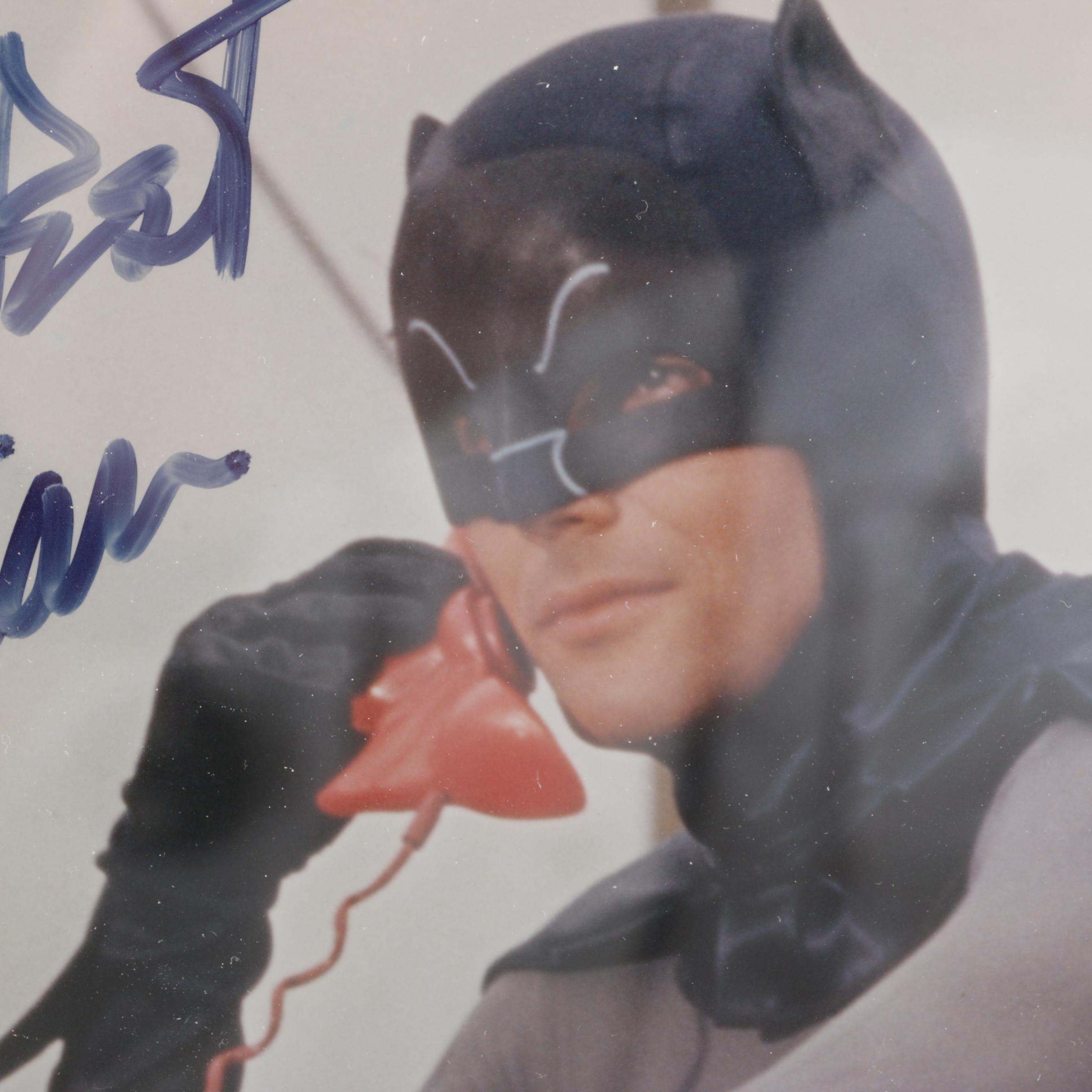 Batman and Robin Autographed Photo