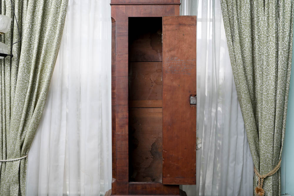 Antique Mahogany Grandfather Clock Case