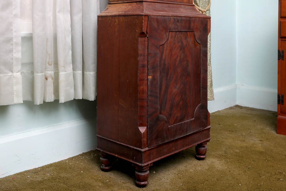 Antique Mahogany Grandfather Clock Case