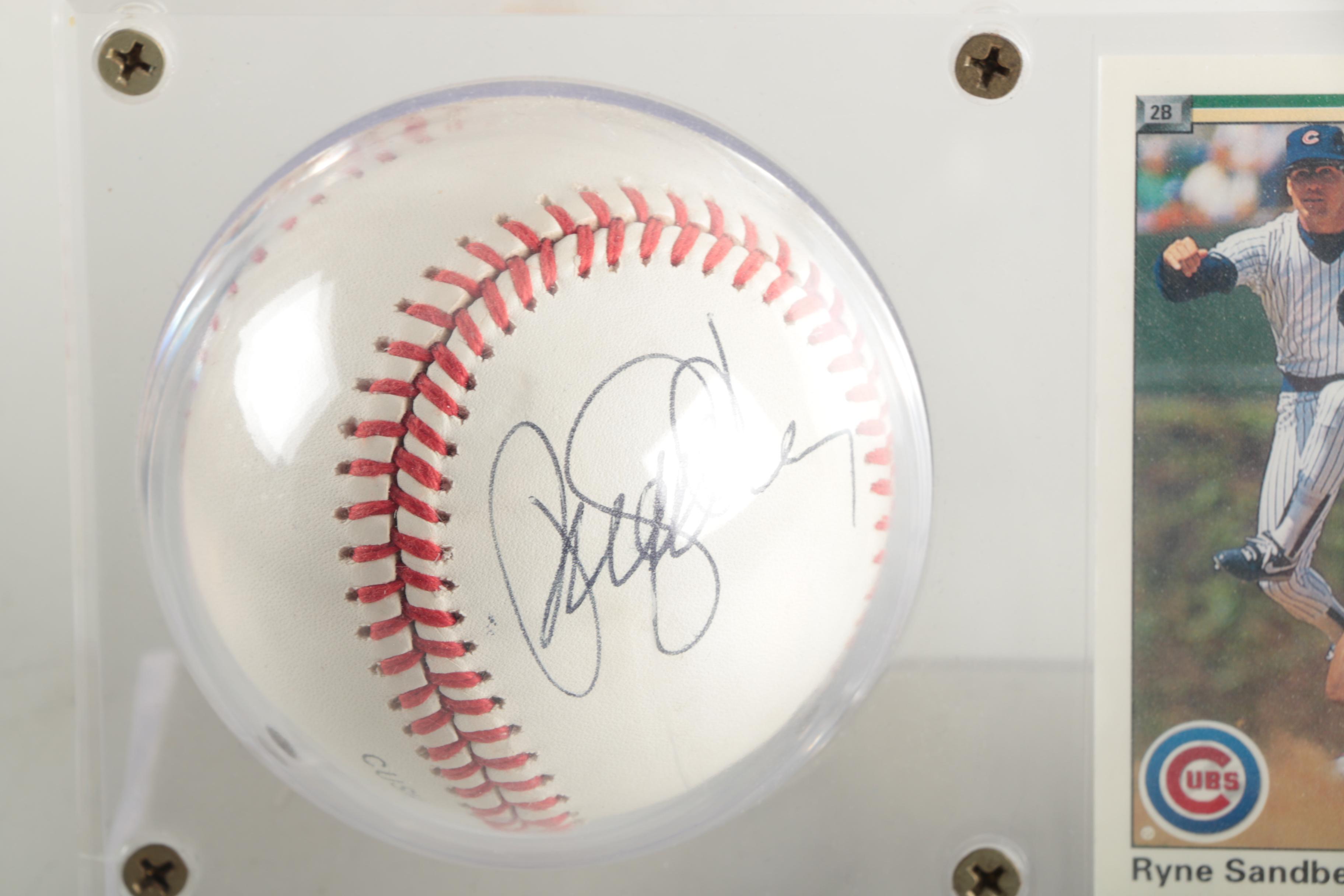 Ryne Sandberg Signed Baseball