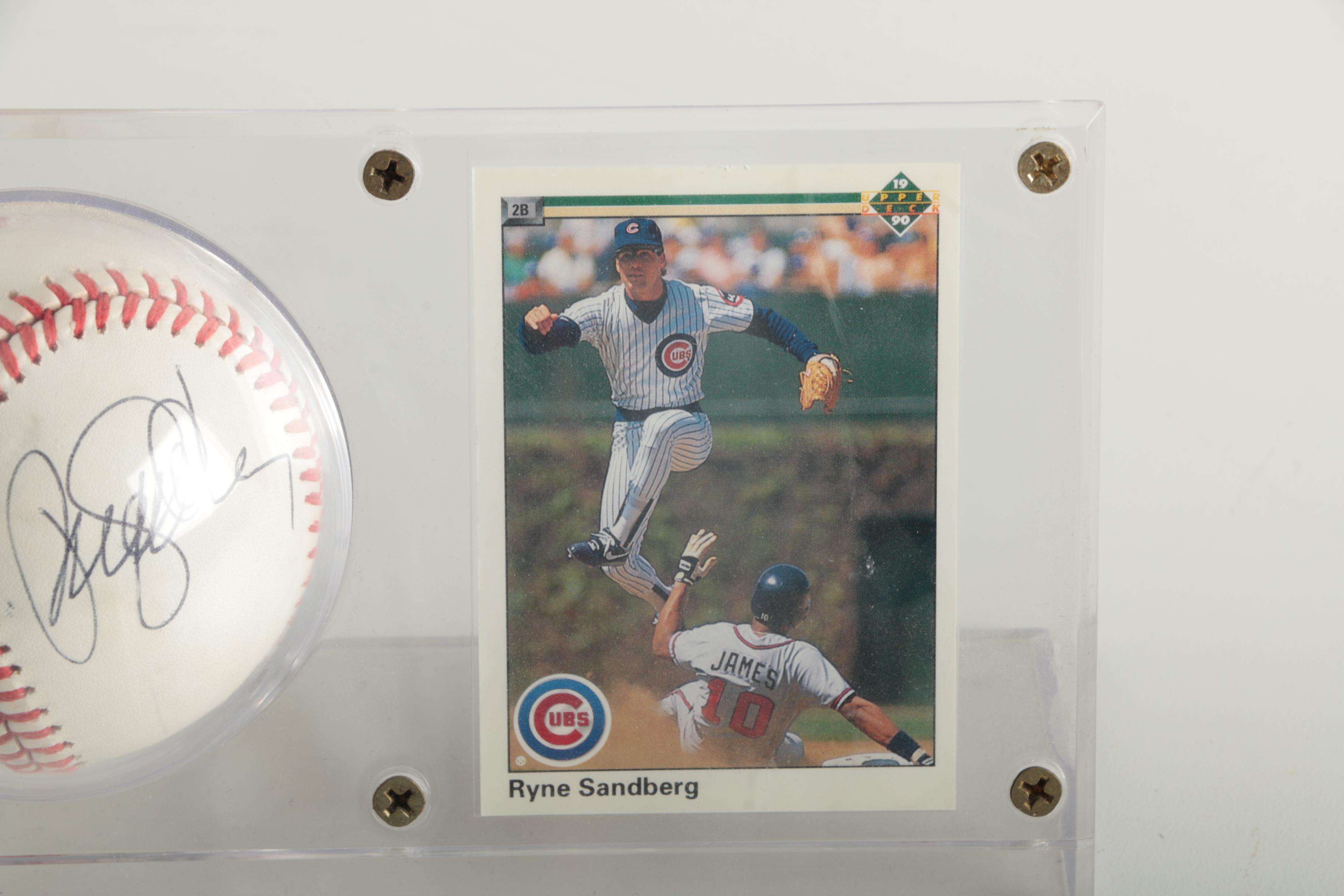 Ryne Sandberg Signed Baseball