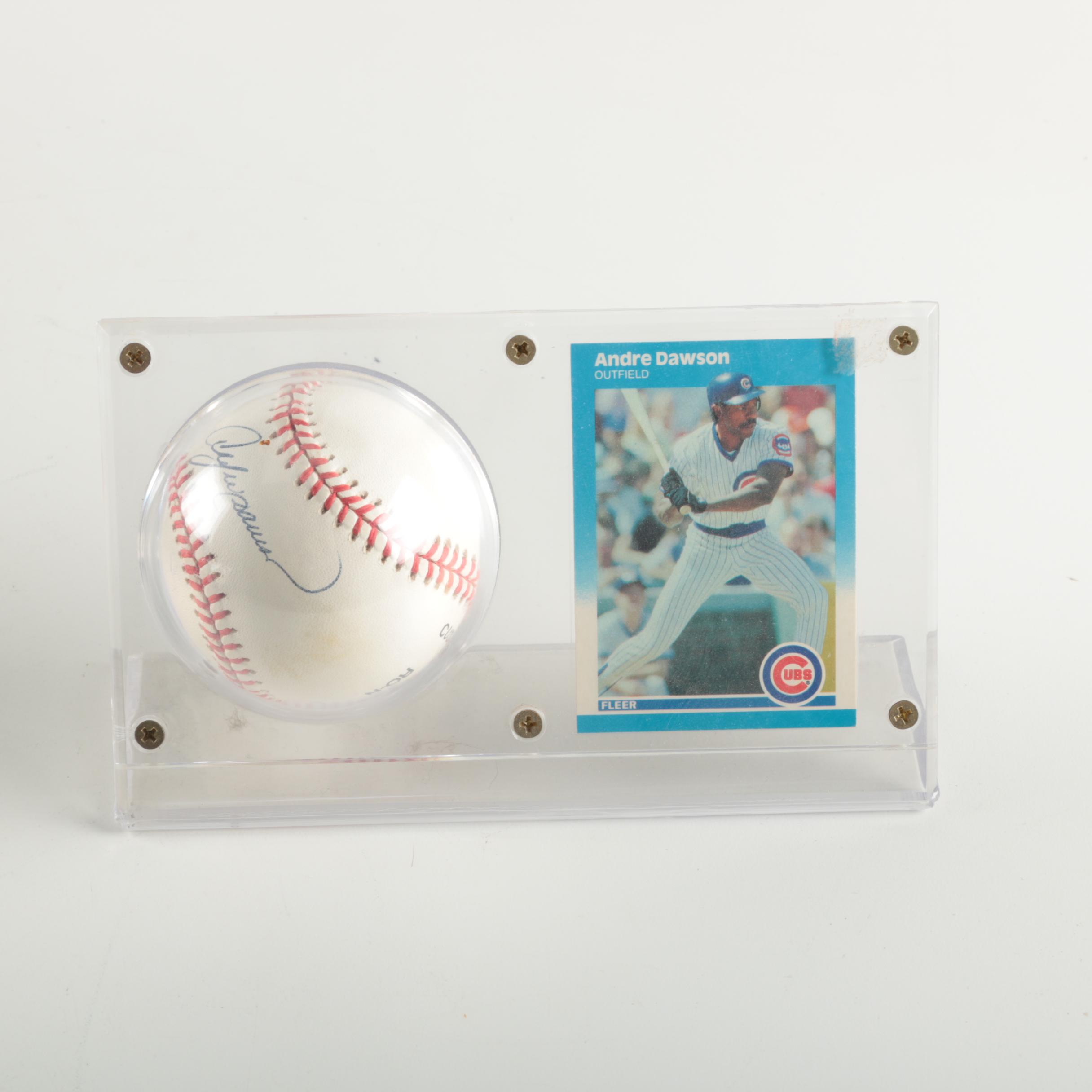Andre Dawson Signed Baseball