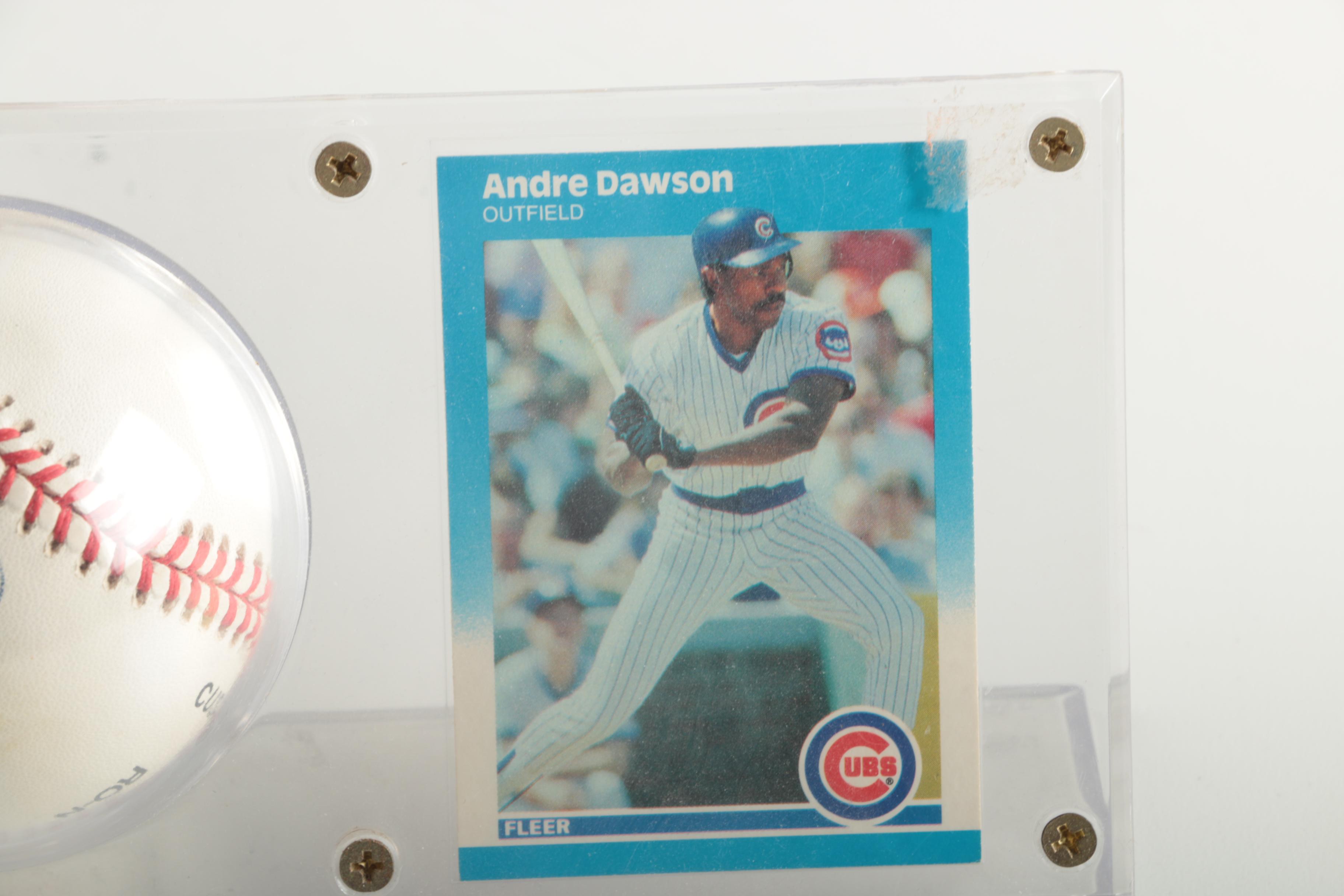 Andre Dawson Signed Baseball