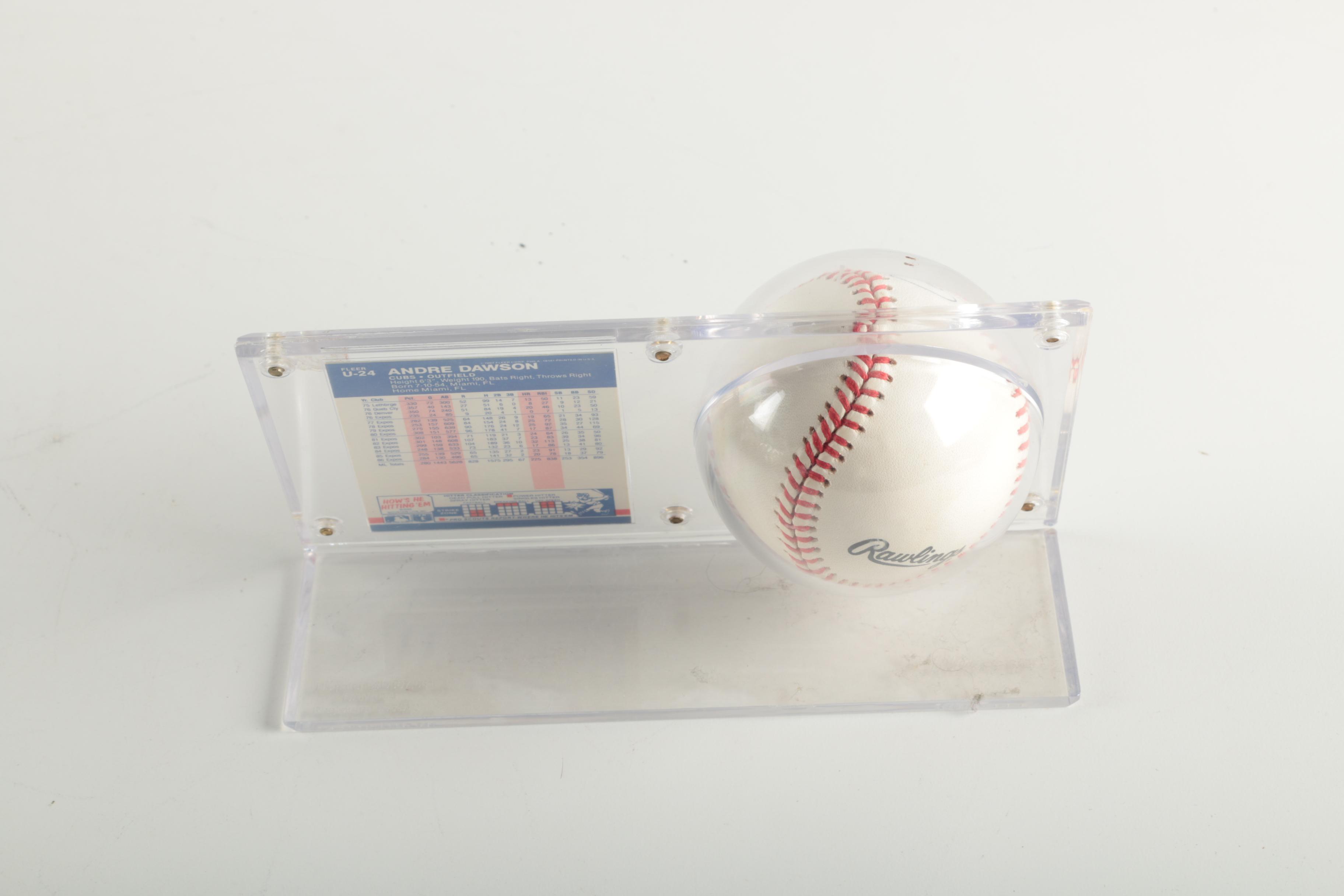 Andre Dawson Signed Baseball