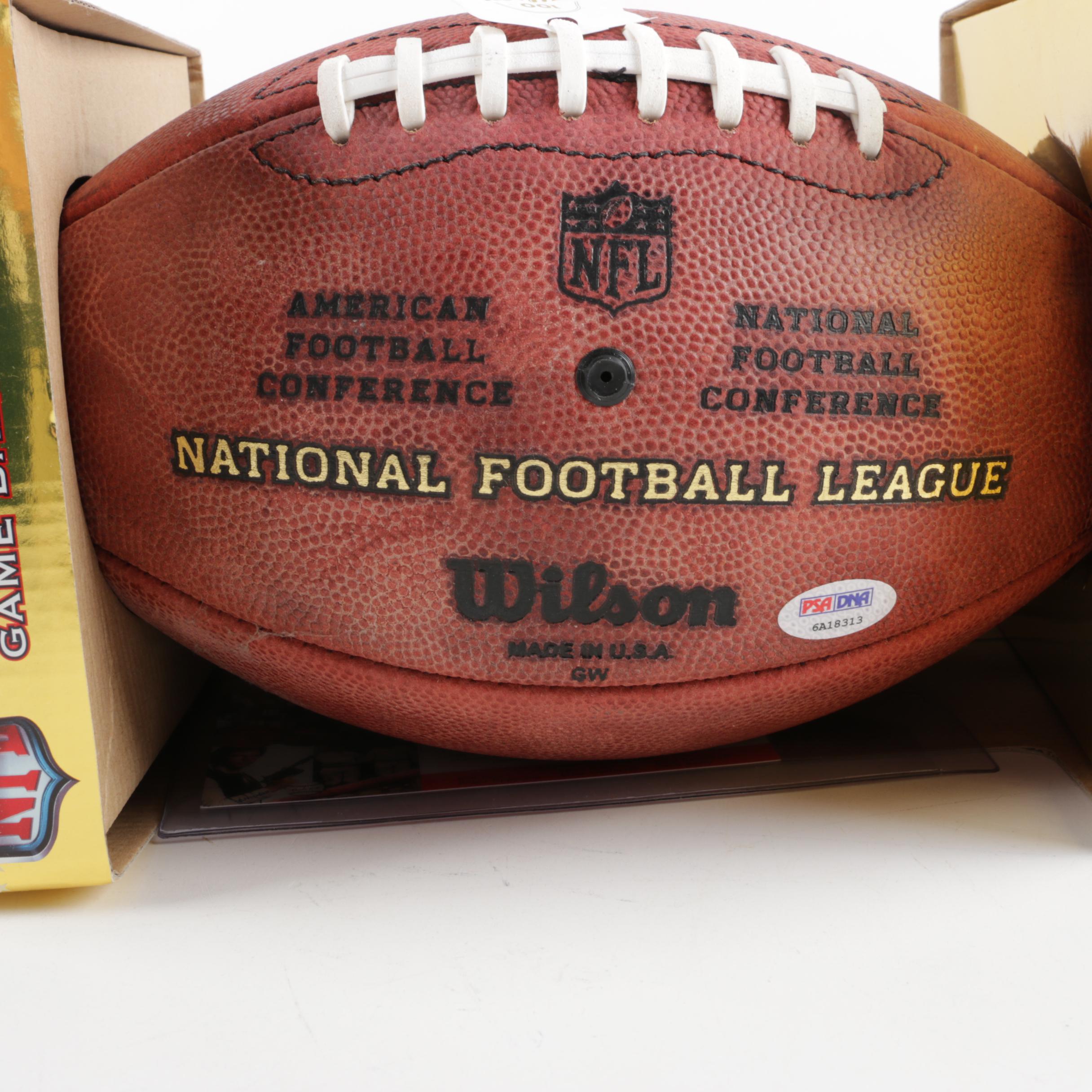 Jay Cutler Signed Football