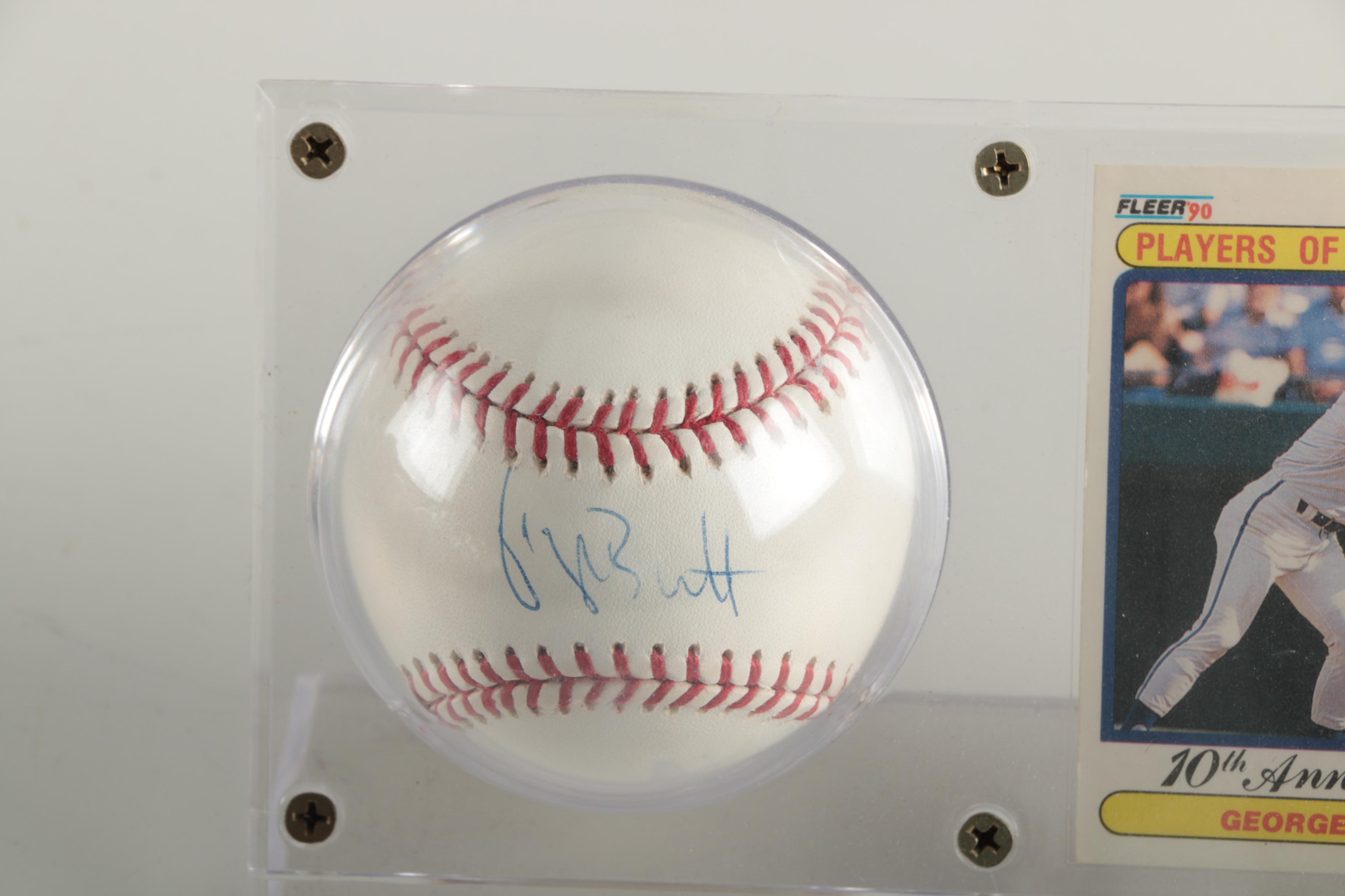 George Brett Signed Baseball