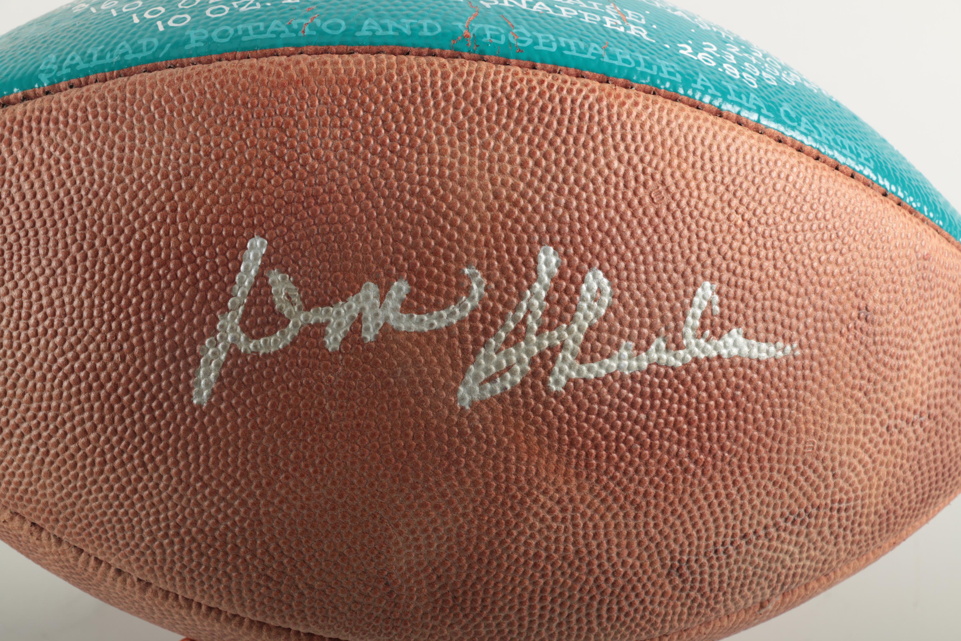 Shula's Restaurant Miami Dolphins Themed Pigskin Football