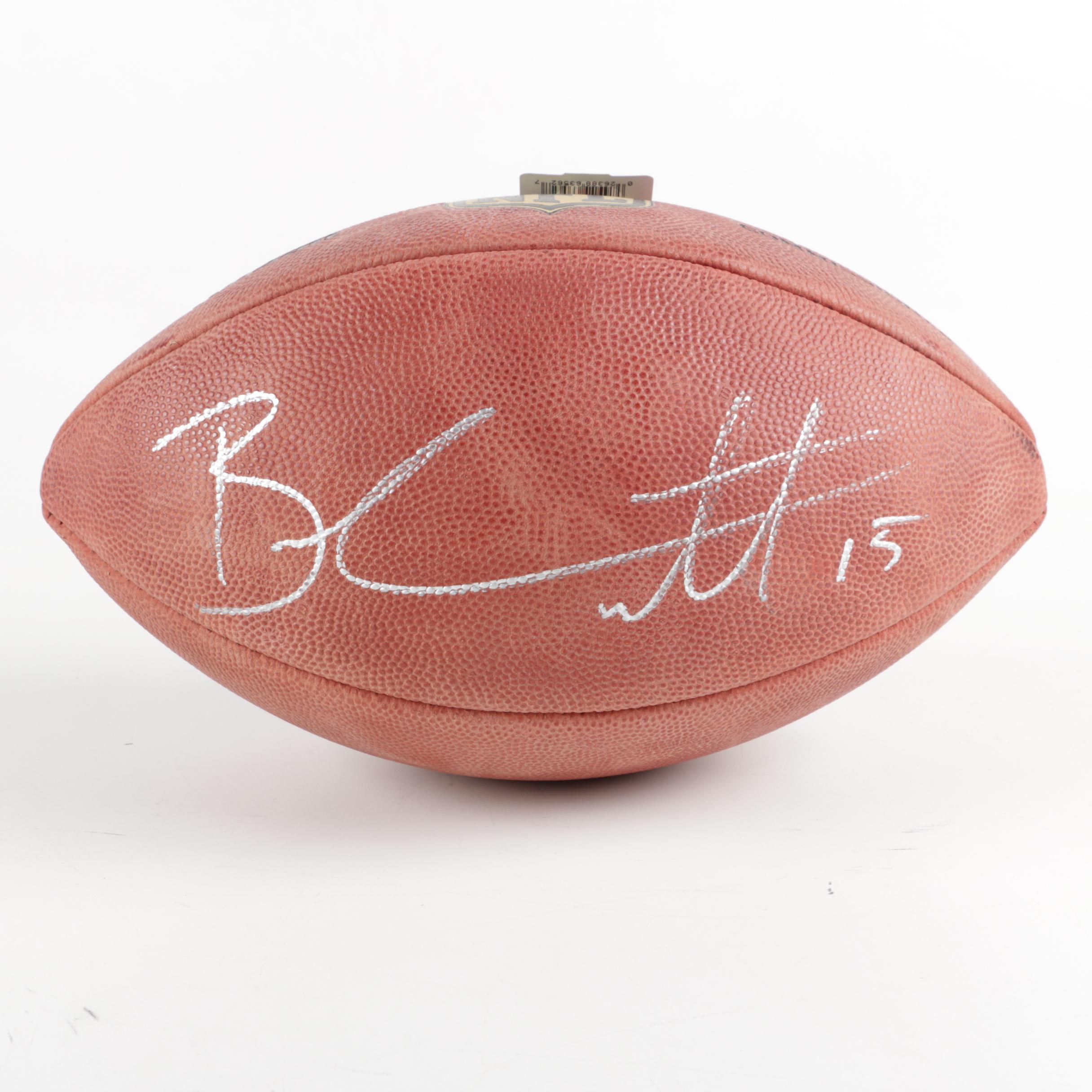 Brandon Marshall Signed Football