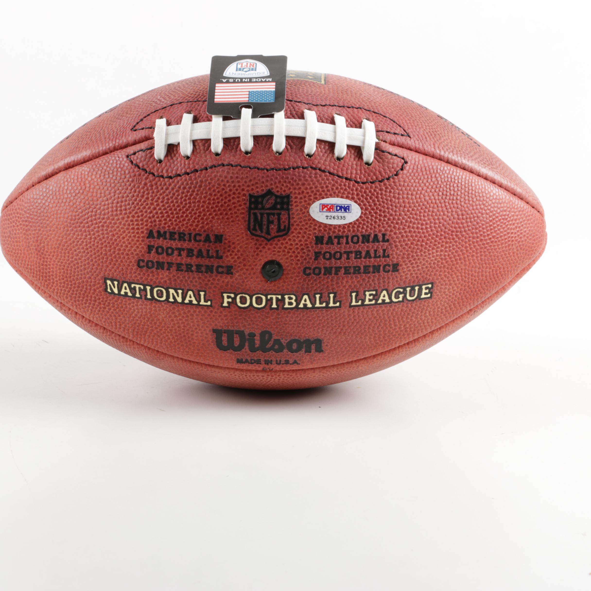 Brandon Marshall Signed Football