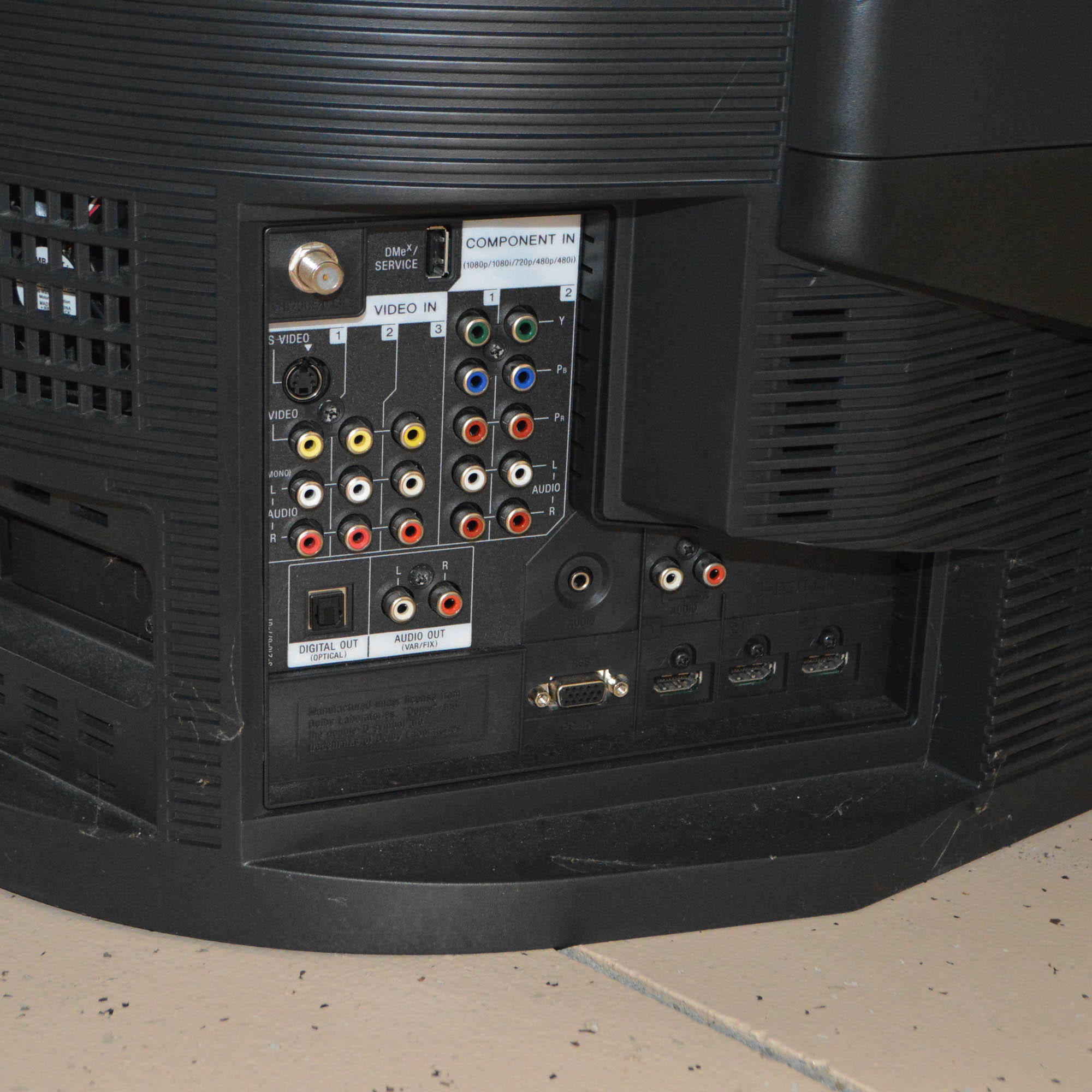 50" Sony Bravia Projection Television