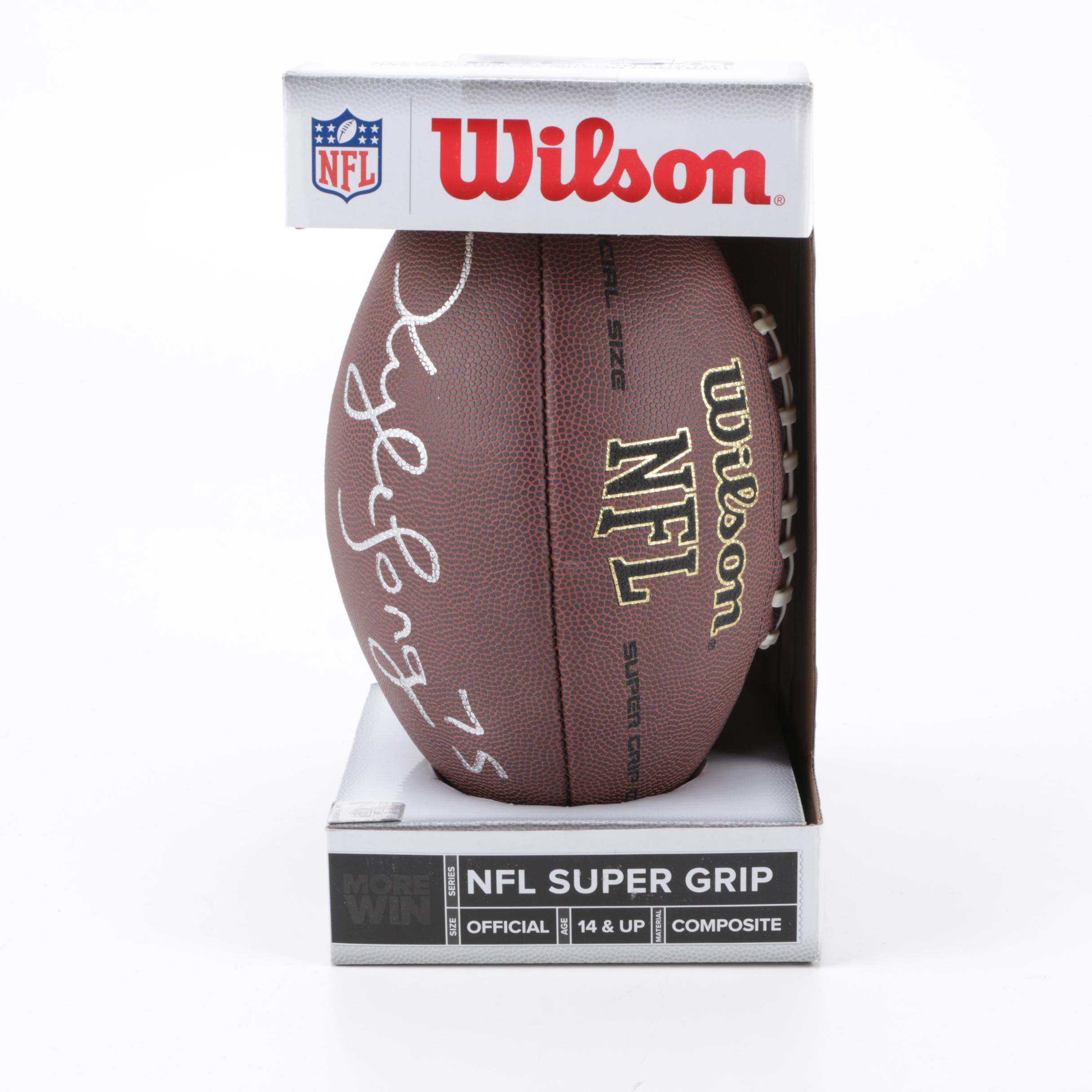 Kyle Long Signed Football