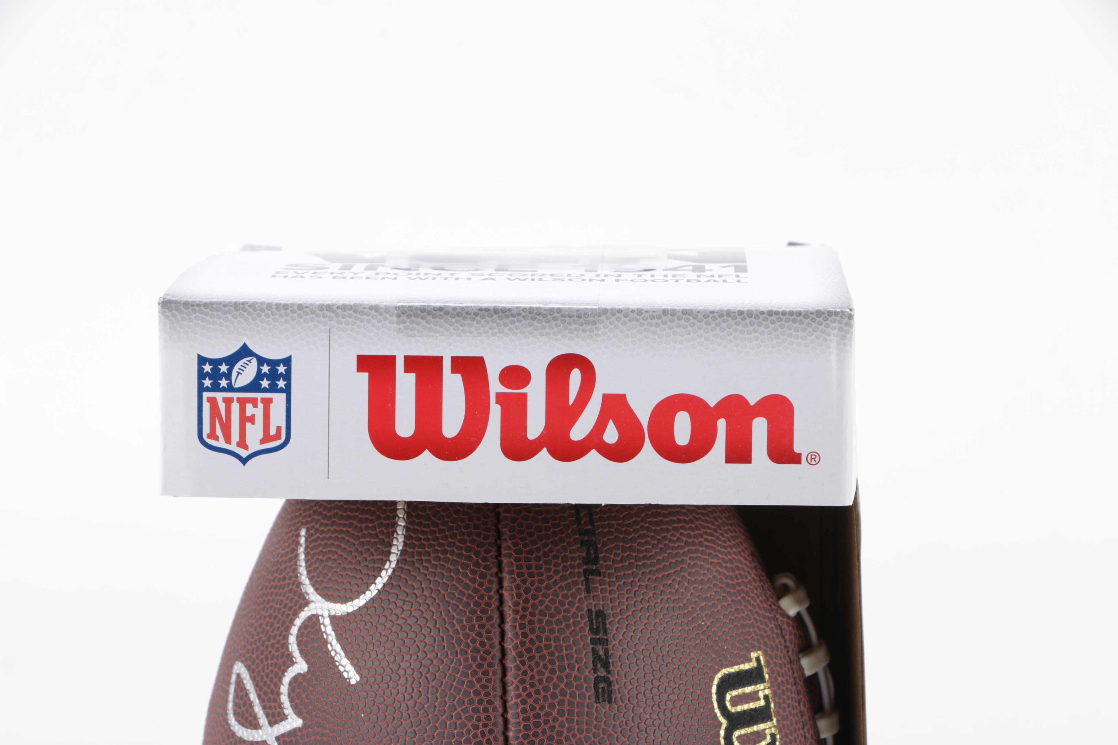 Kyle Long Signed Football