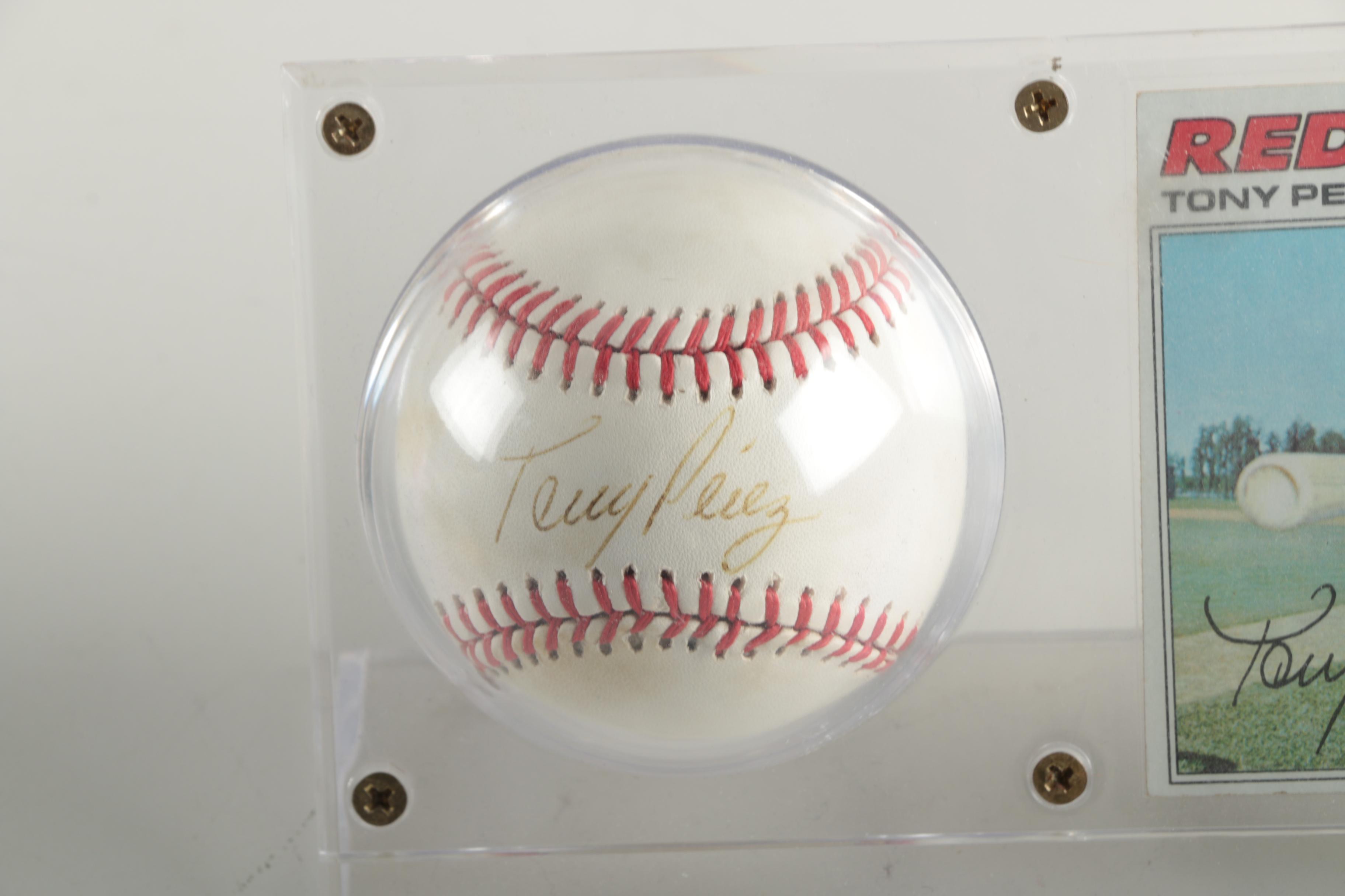 Signed Tony Perez Baseball