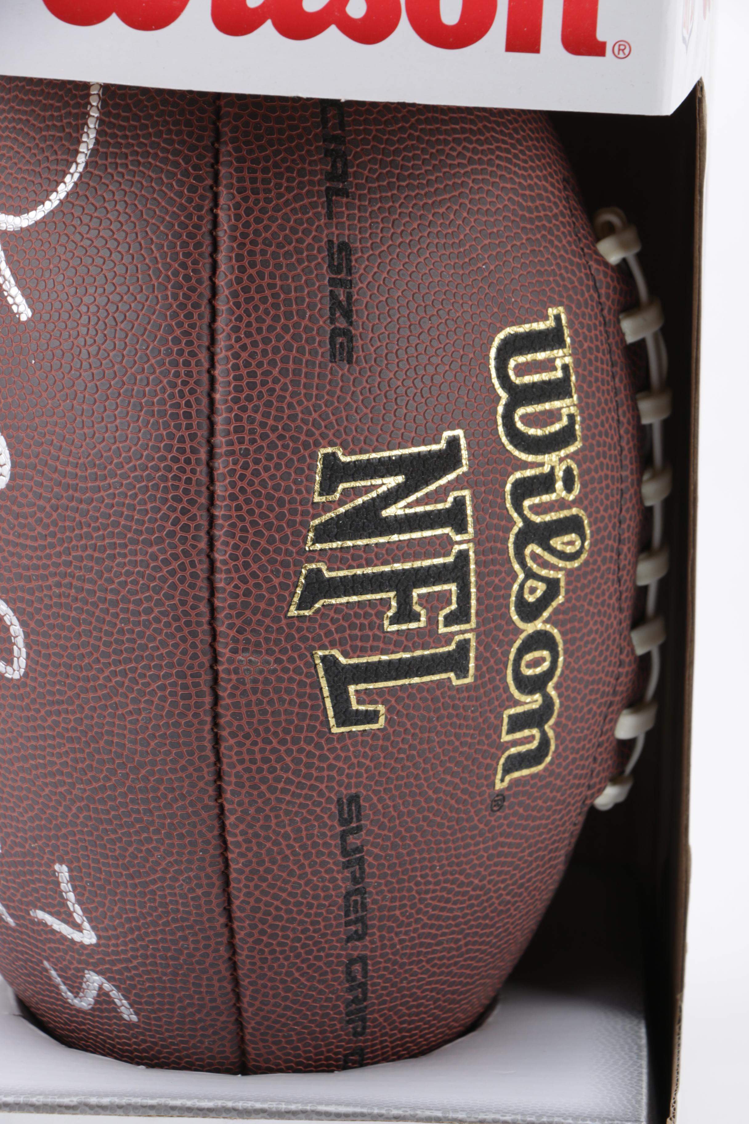 Kyle Long Signed Football