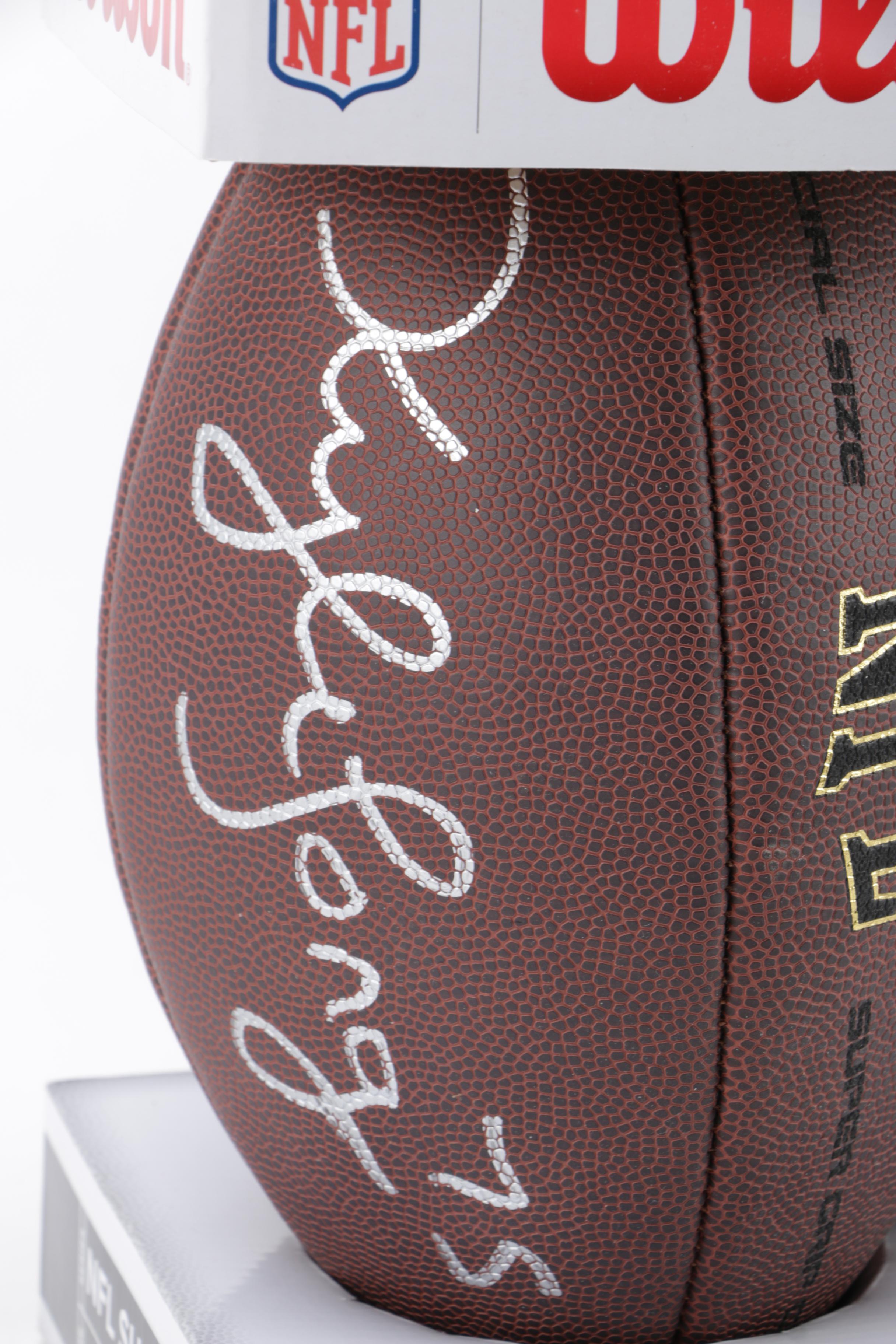 Kyle Long Signed Football