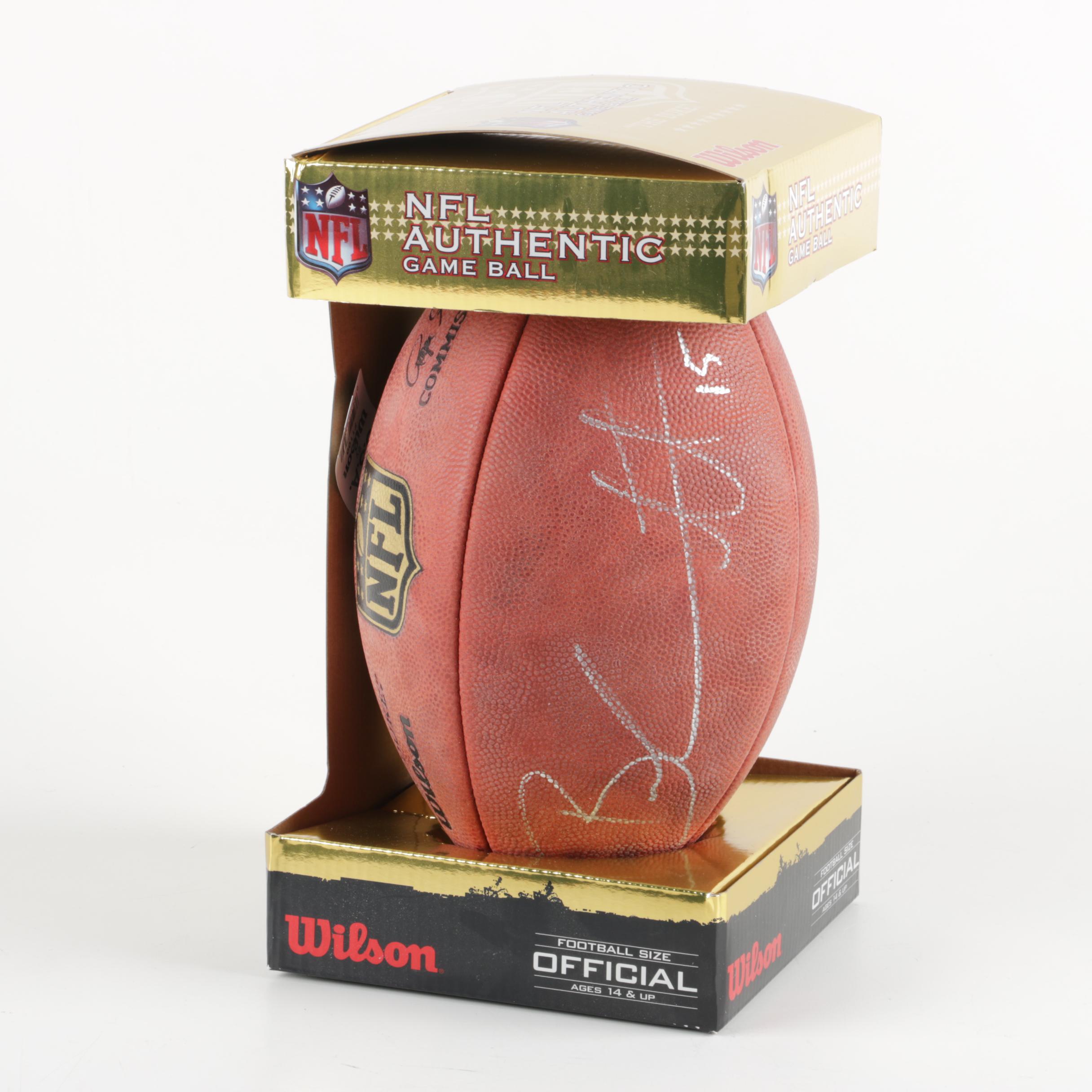 Brandon Marshall Signed NFL Authentic Game Ball