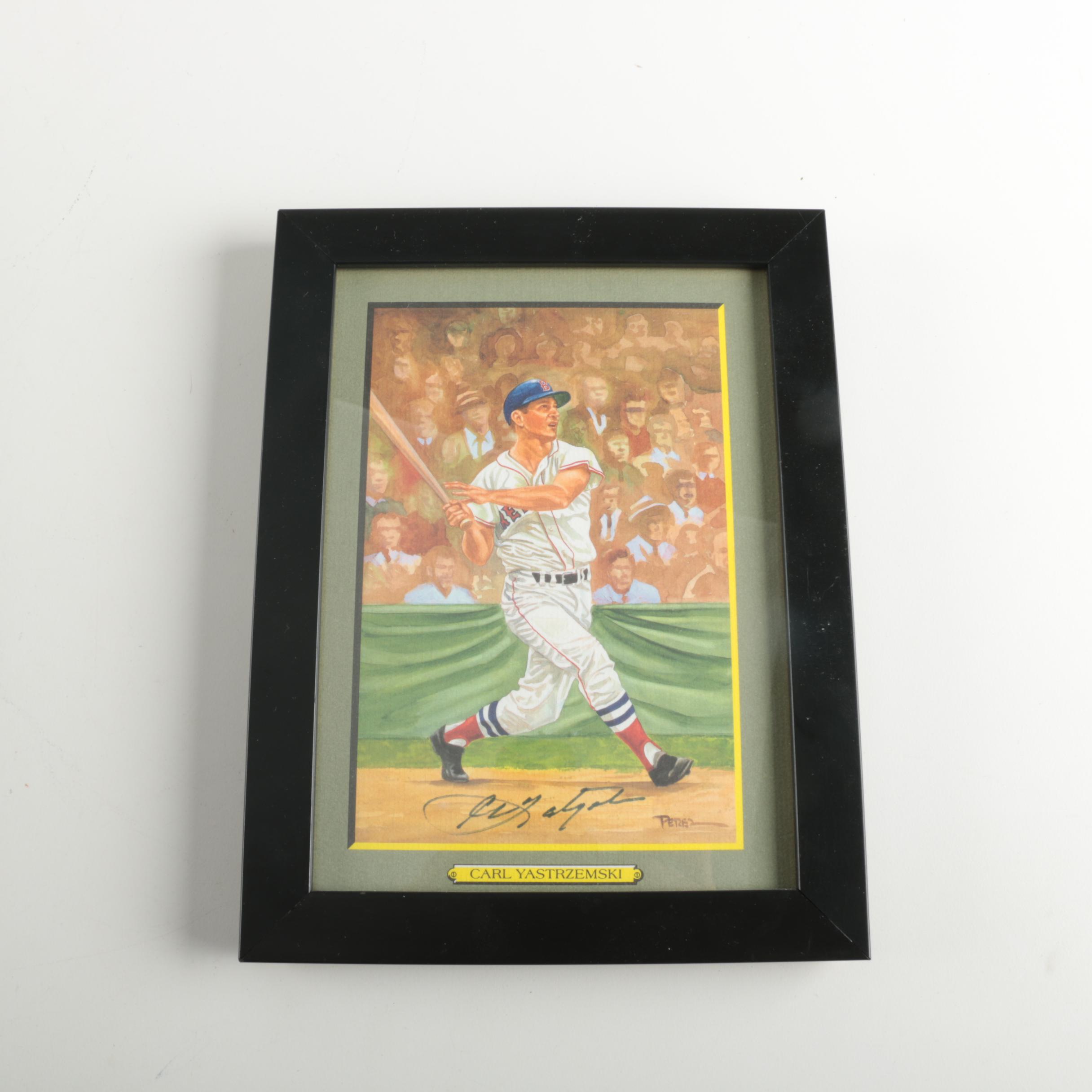 Carl Yastrzemski Signed Lithograph