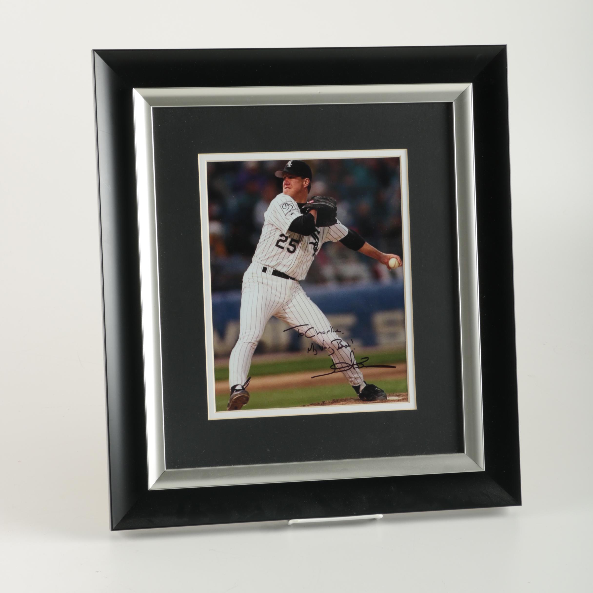 Signed Jim Abbott Photo