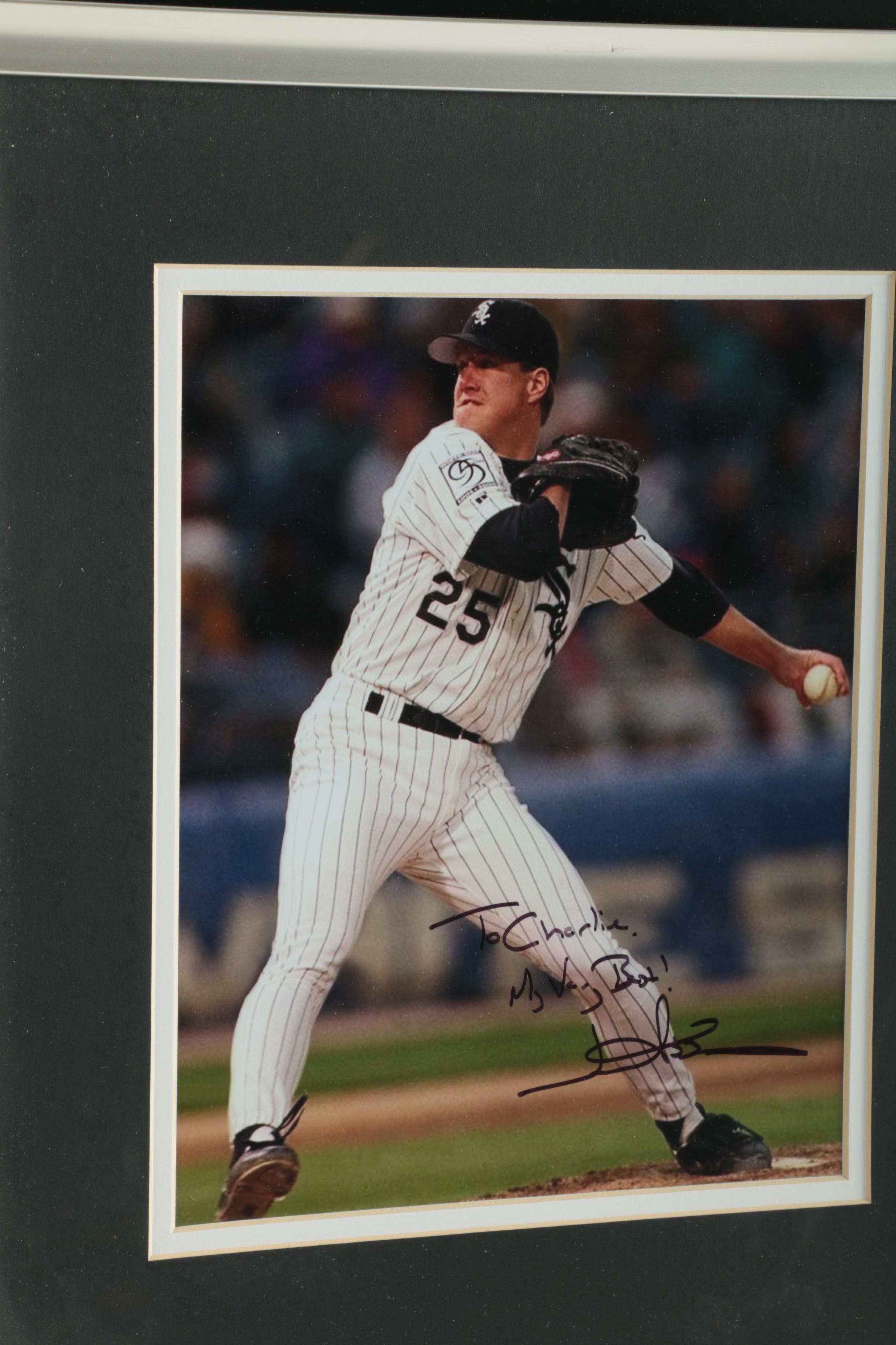 Signed Jim Abbott Photo