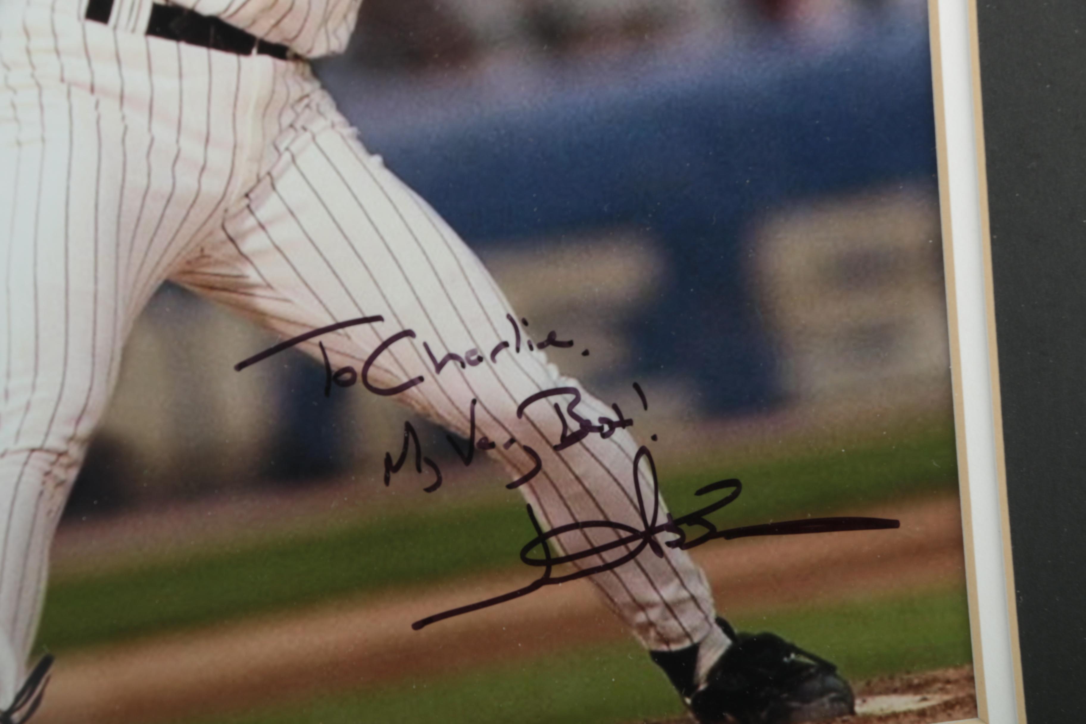 Signed Jim Abbott Photo