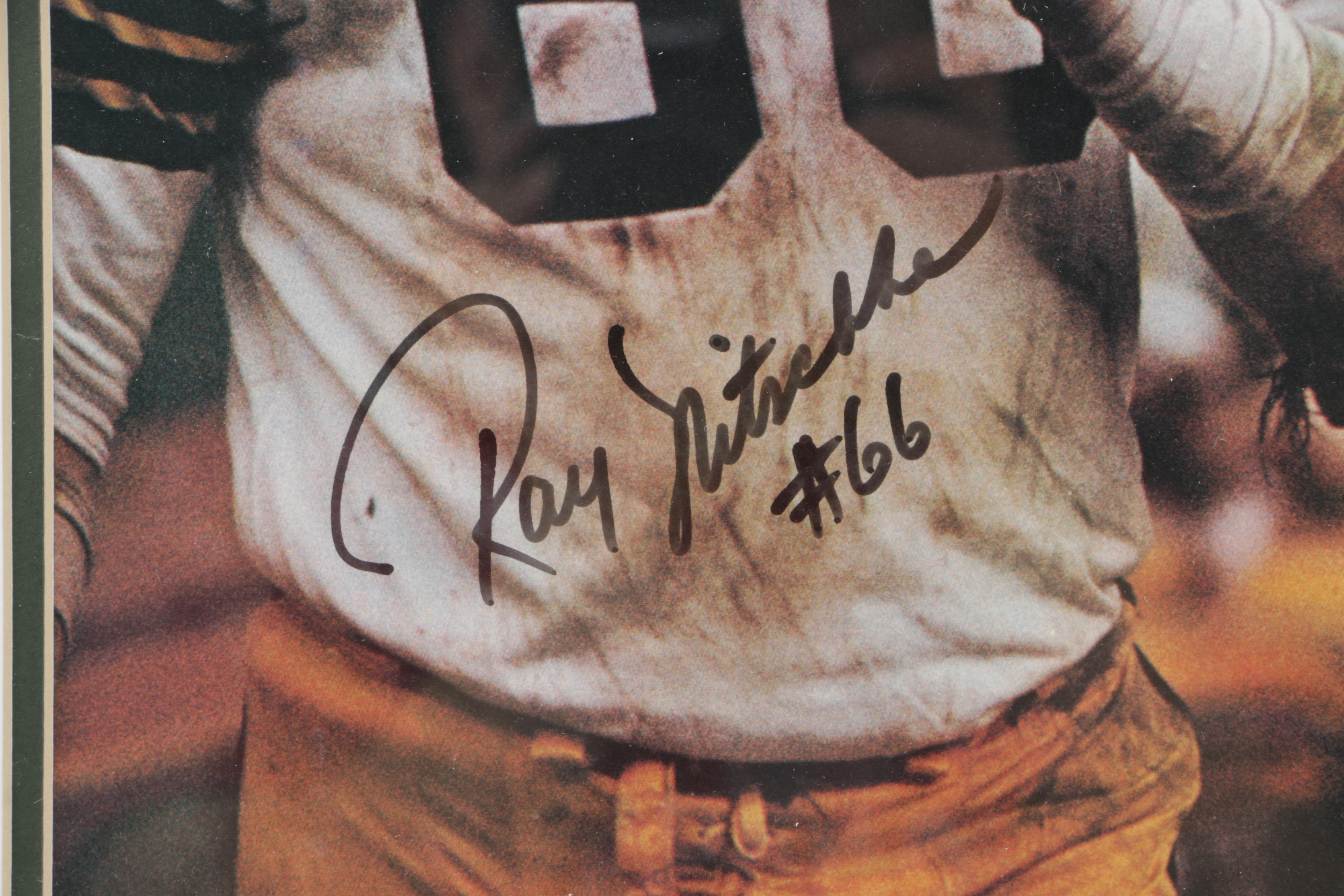 Signed Ray Nitschke Green Bay Packers Photo
