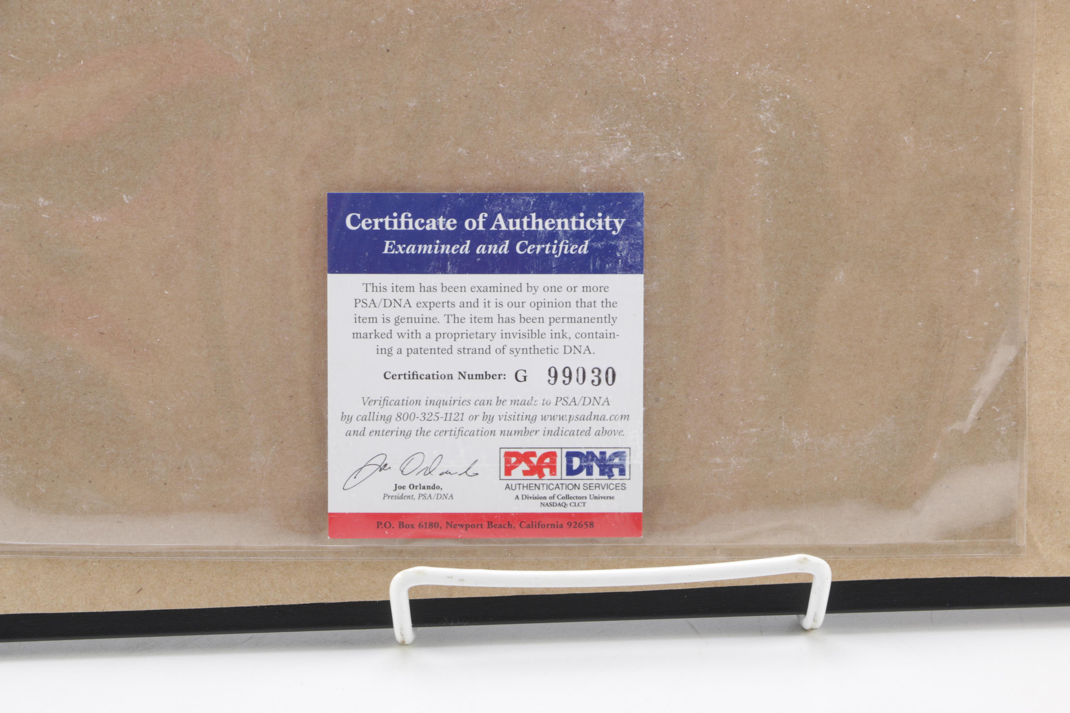 Signed Ray Nitschke Green Bay Packers Photo