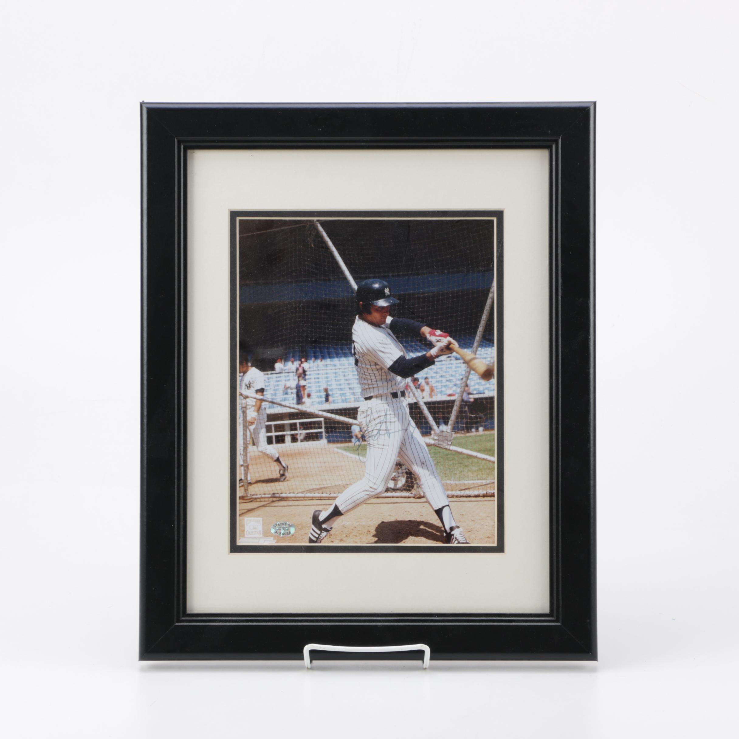 Bucky Dent Signed Photograph Print