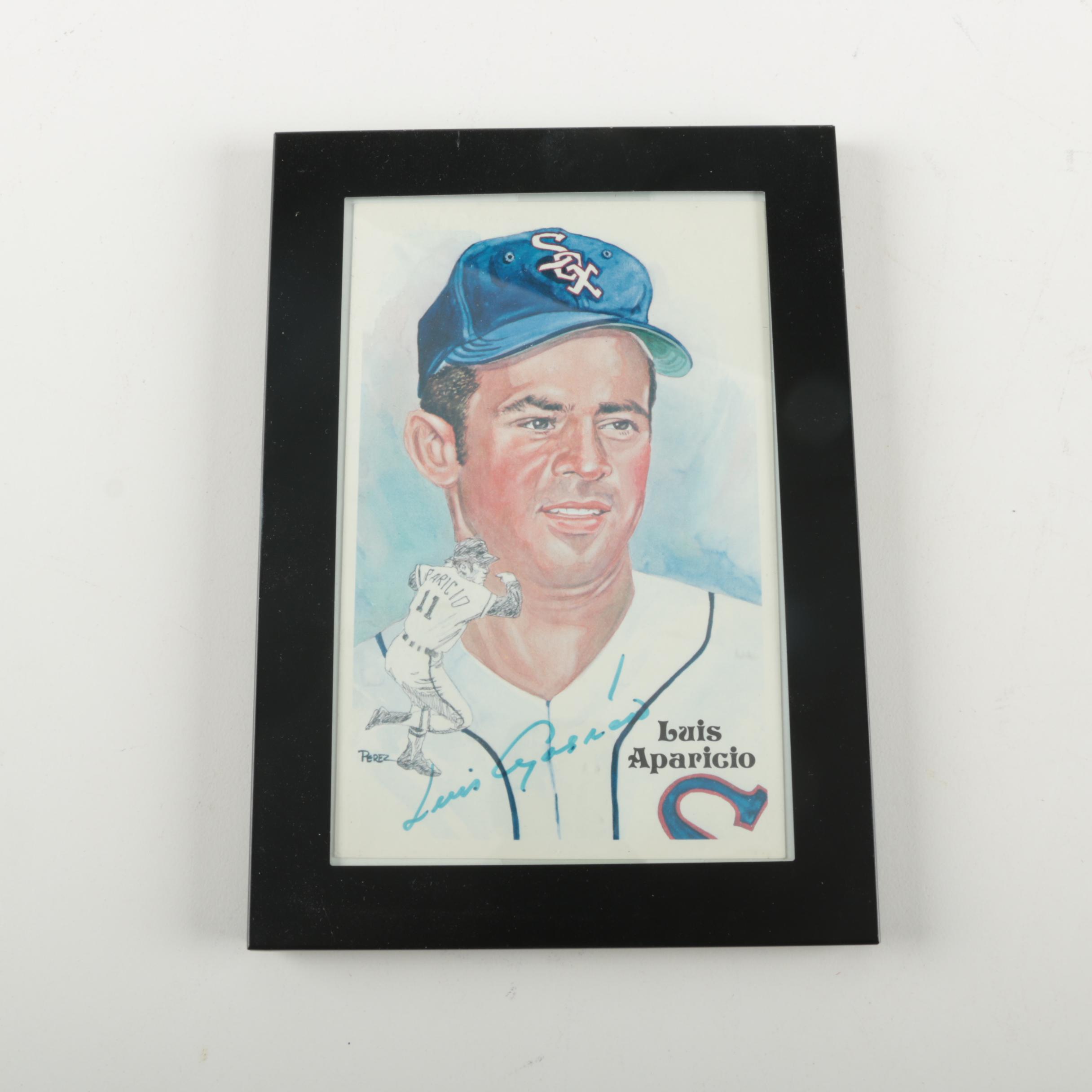 Signed Luis Aparicio print
