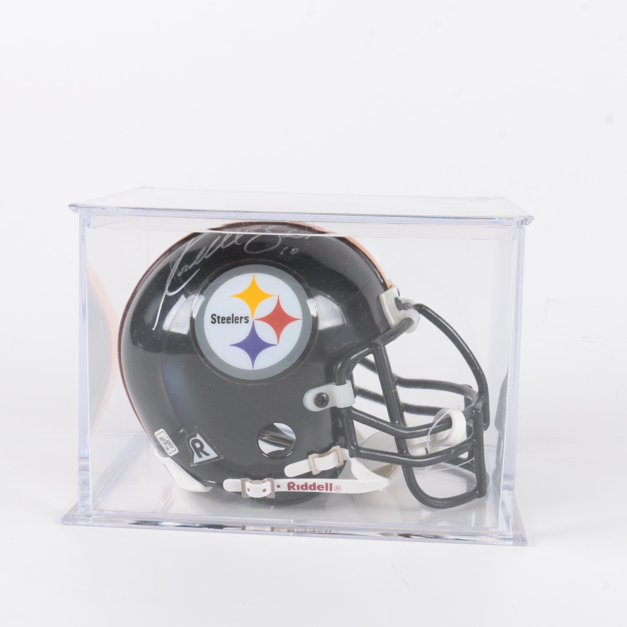 Kordell Stewart Signed Replica Steelers Helmet