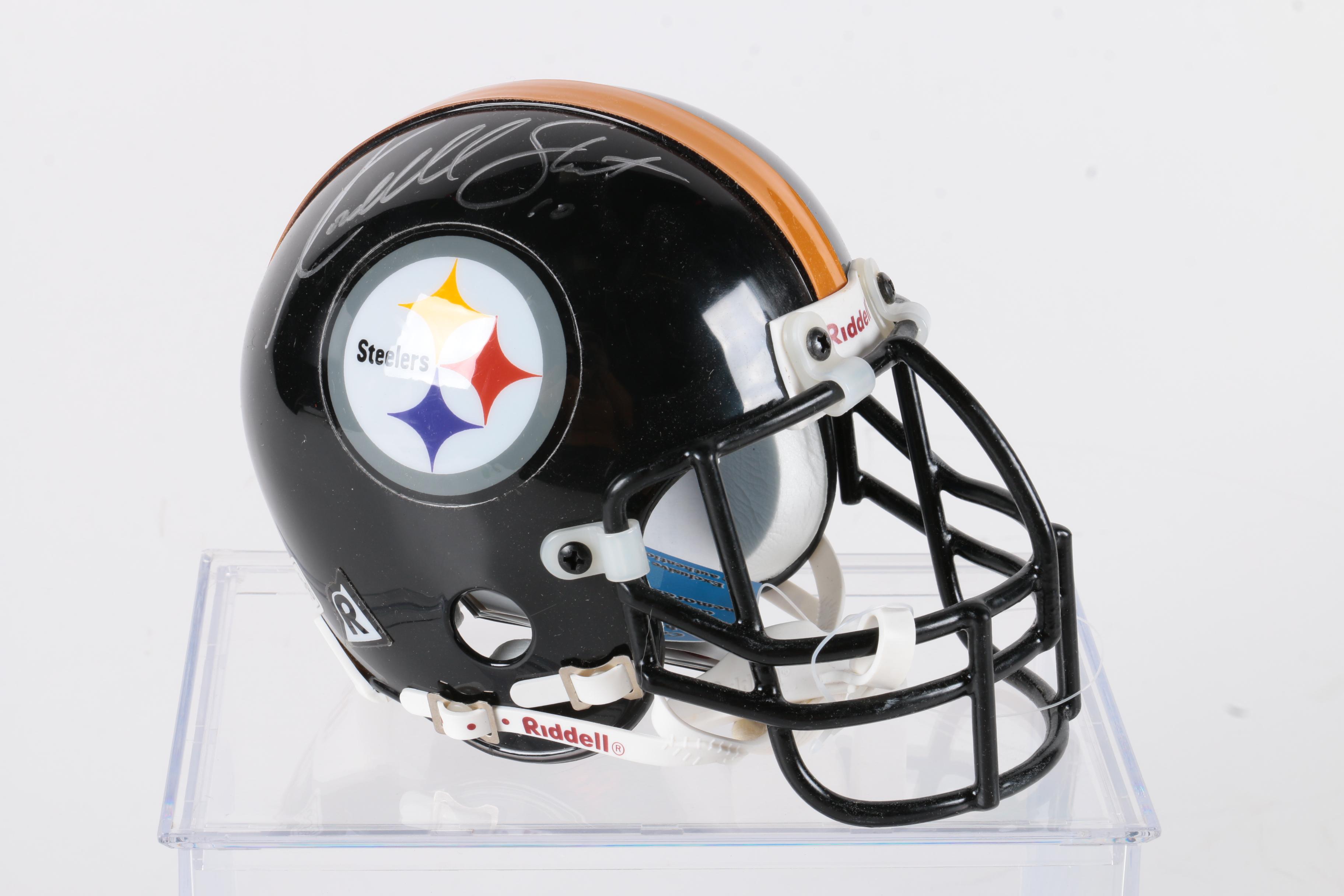 Kordell Stewart Signed Replica Steelers Helmet