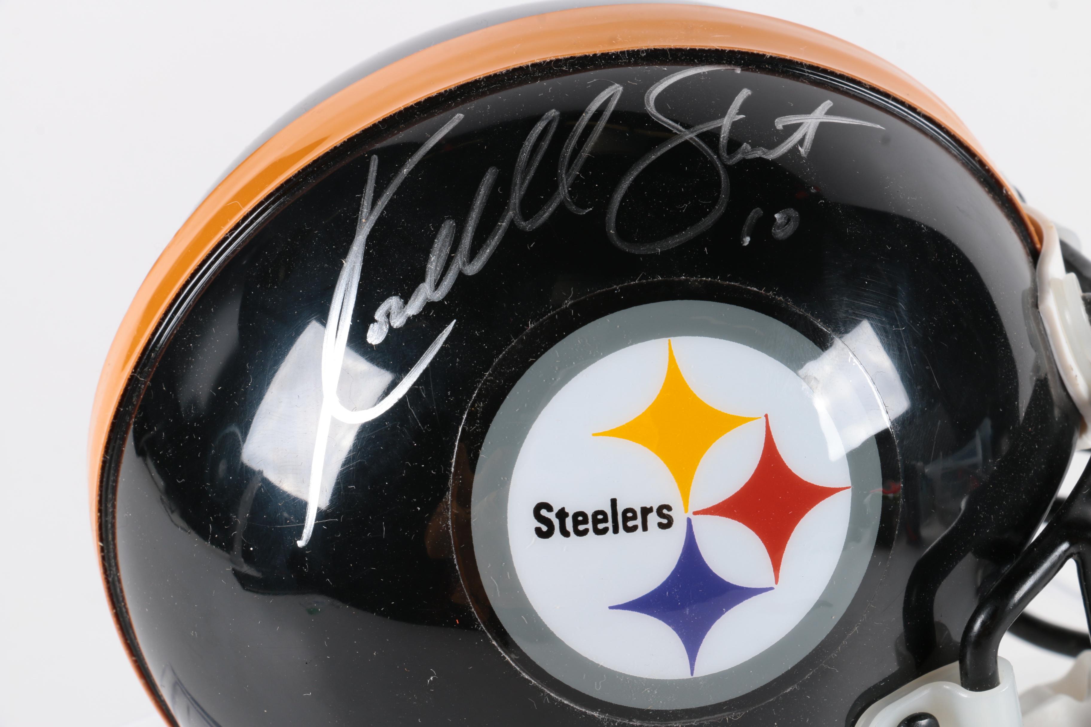Kordell Stewart Signed Replica Steelers Helmet