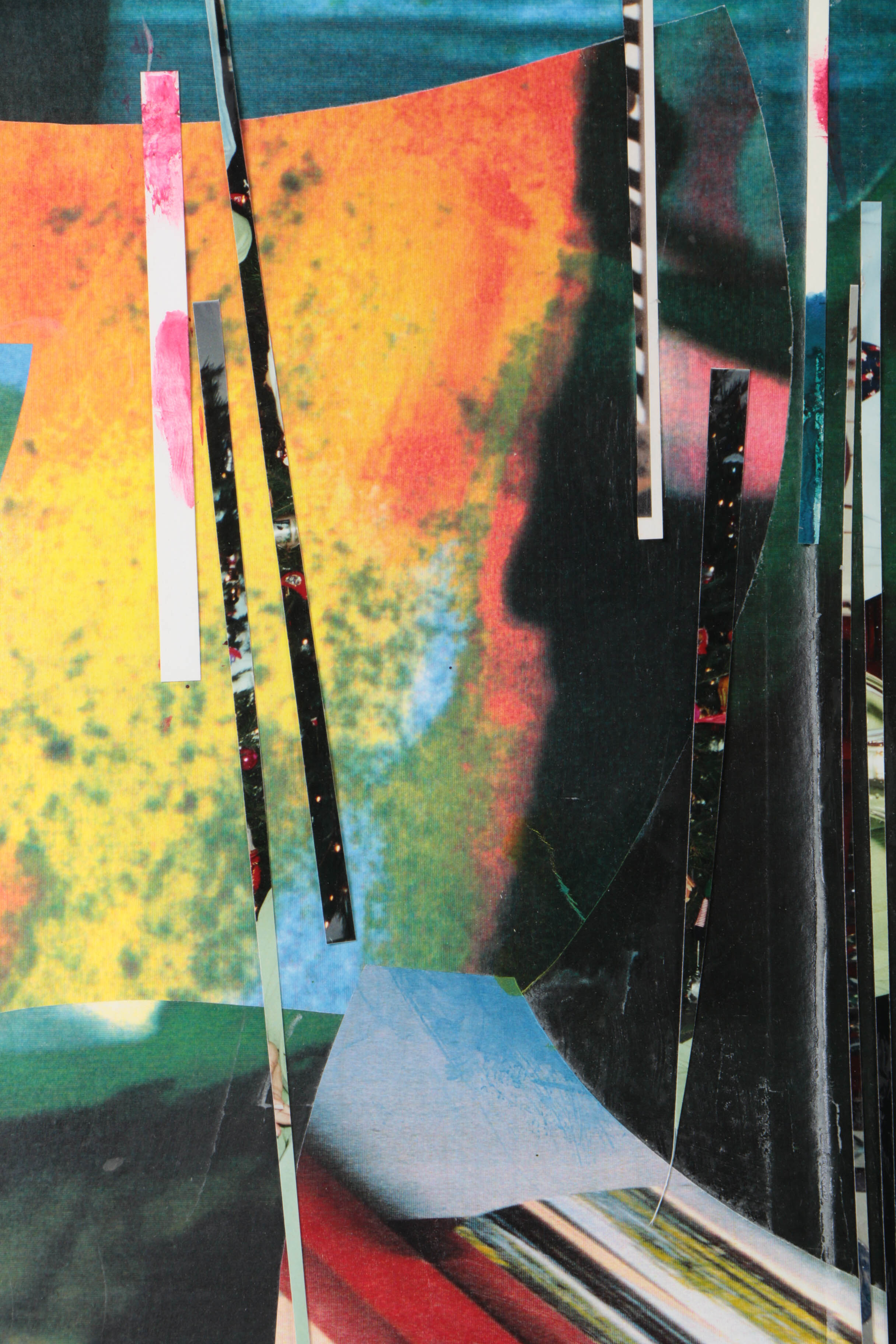 Don Werner Digital Photo Collage on Paper of Abstracted Scene