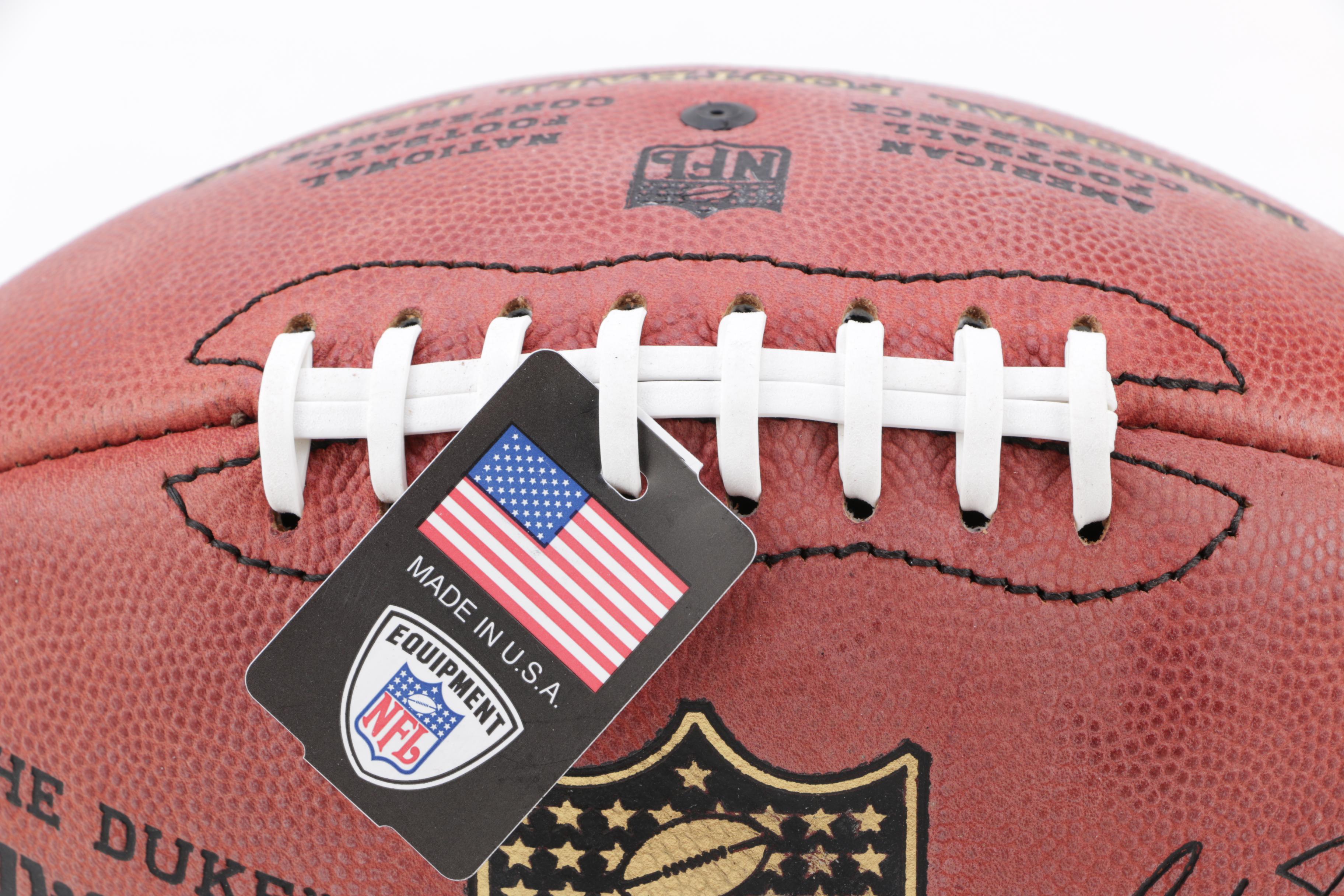 Brett Favre Signed Football