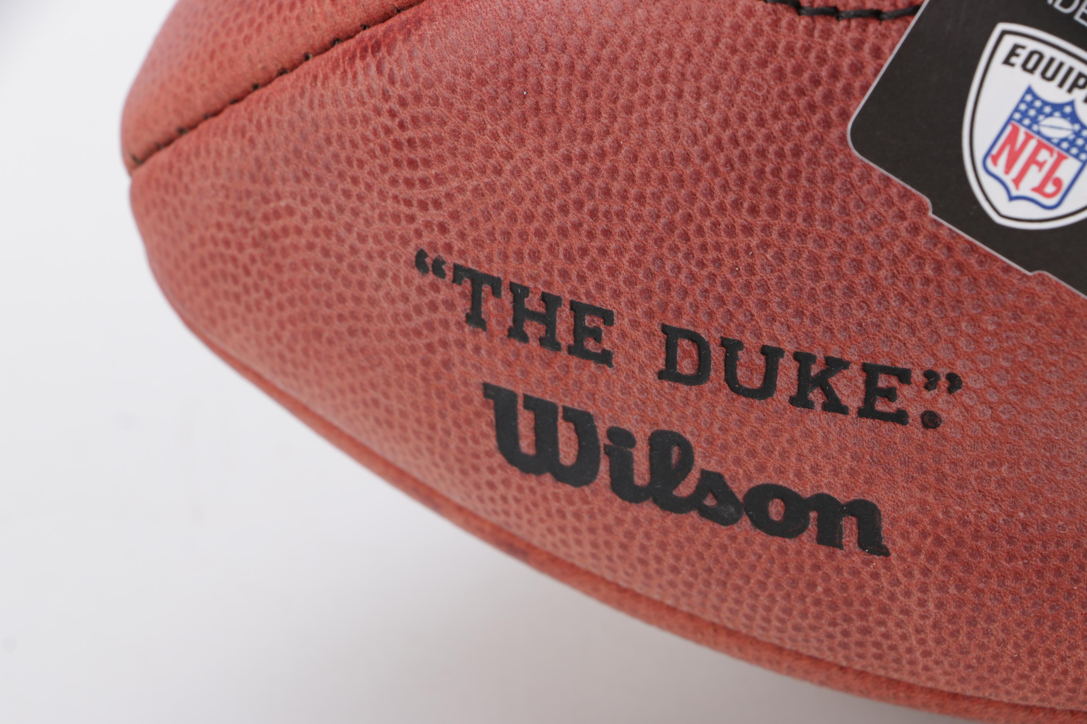 Brett Favre Signed Football