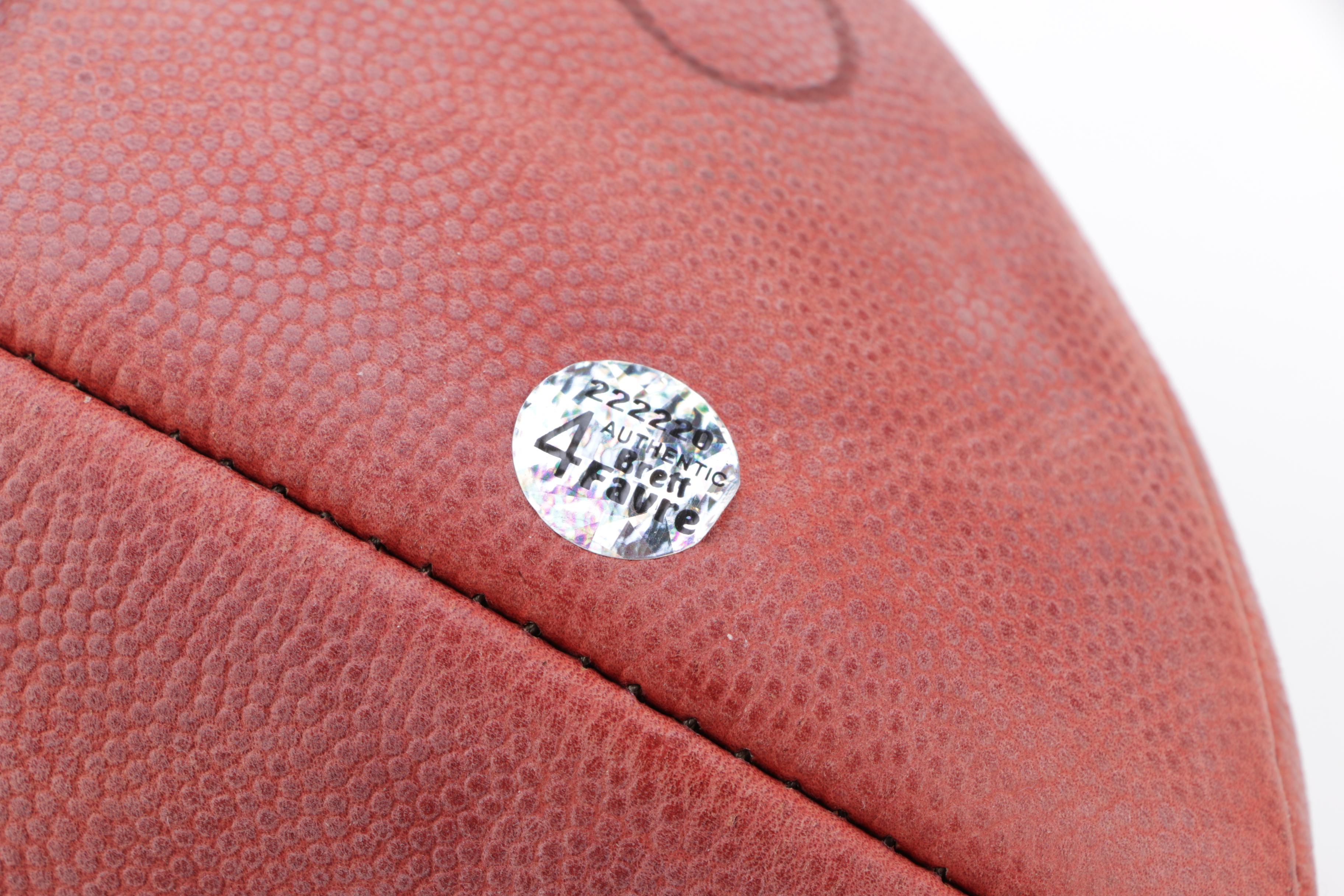 Brett Favre Signed Football