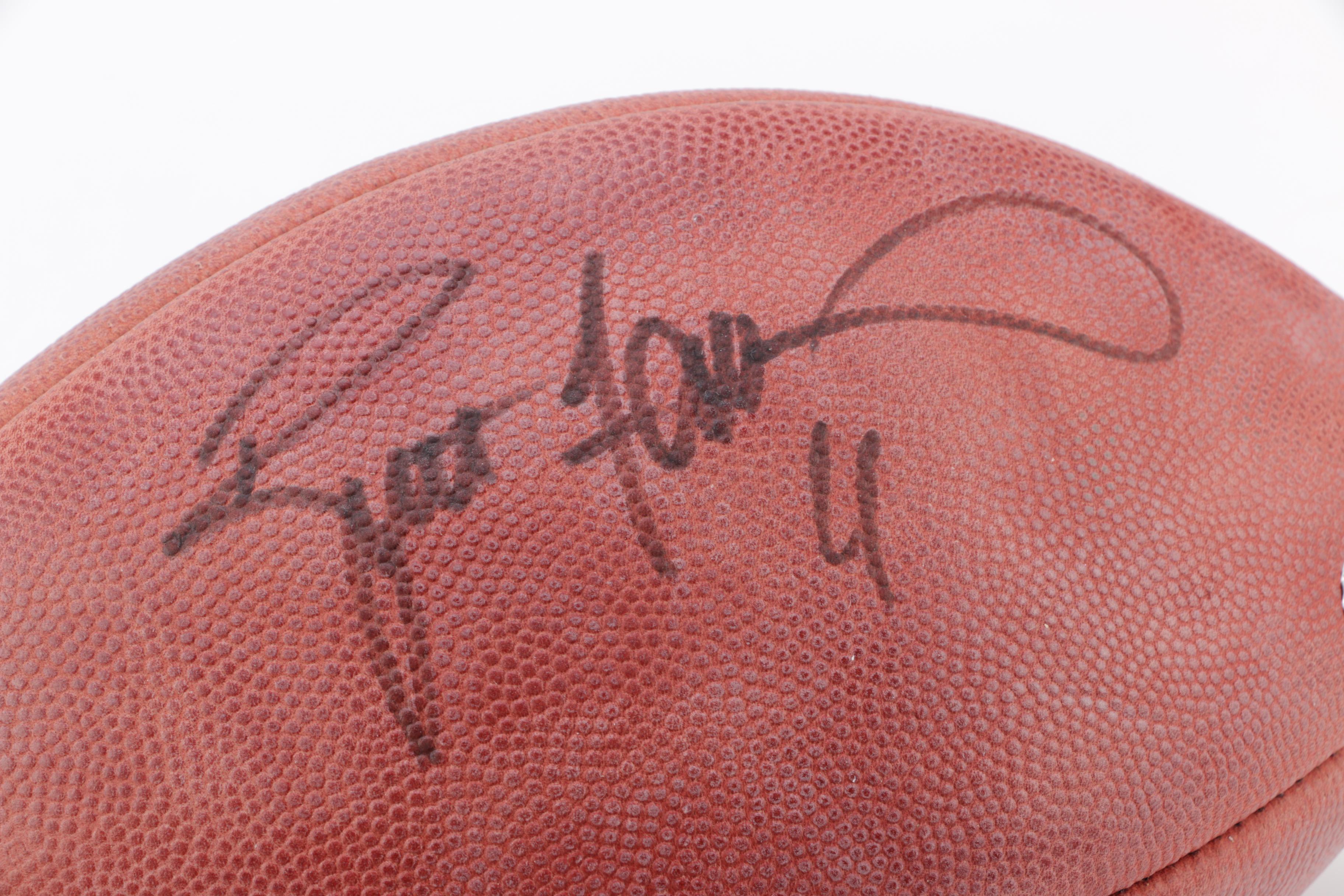 Brett Favre Signed Football