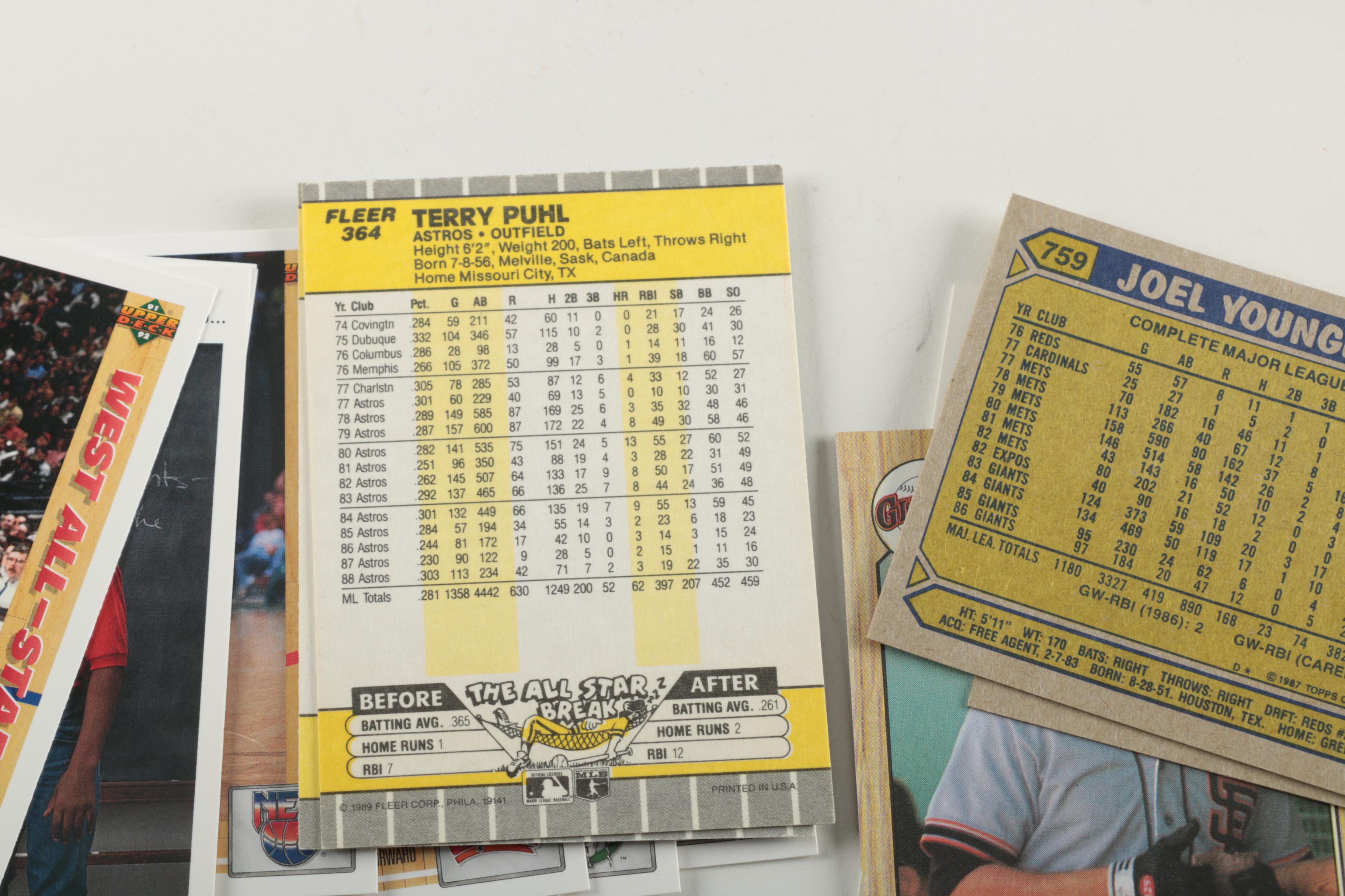 1980s–1990s Baseball and Basketball Cards