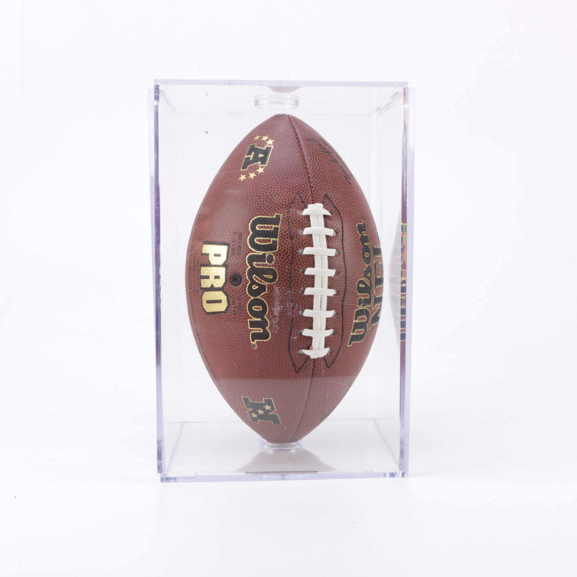 Matt Forte Signed Football