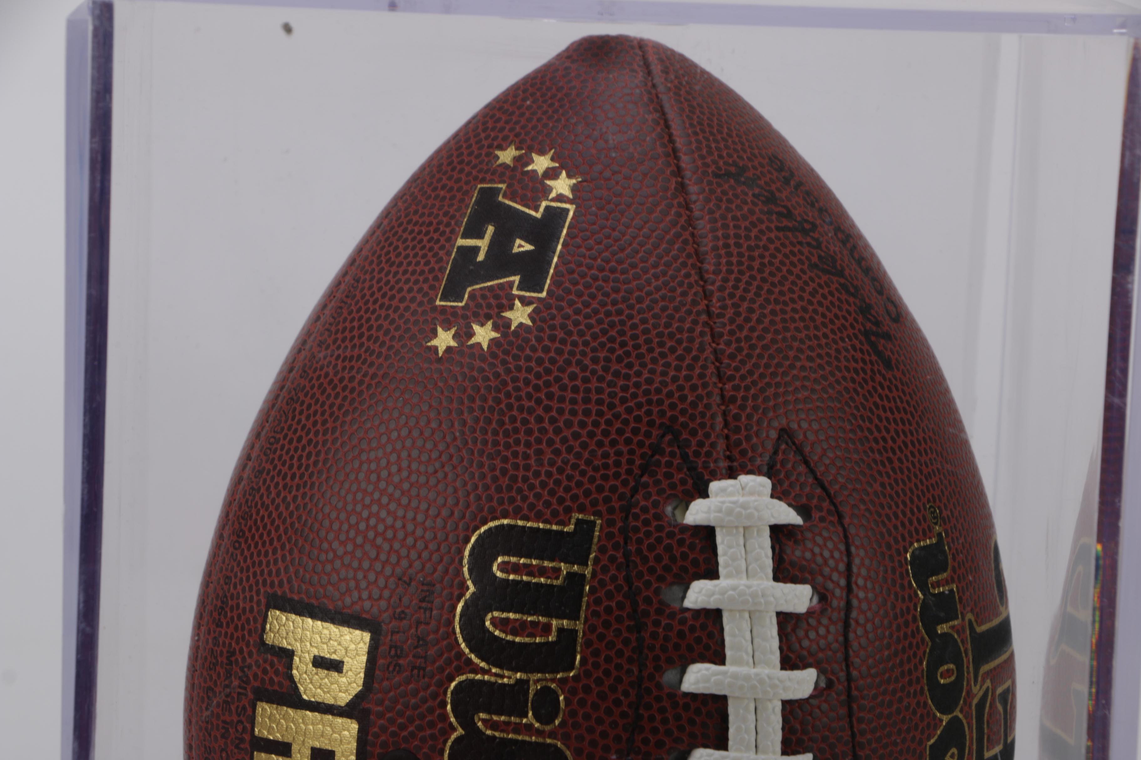 Matt Forte Signed Football