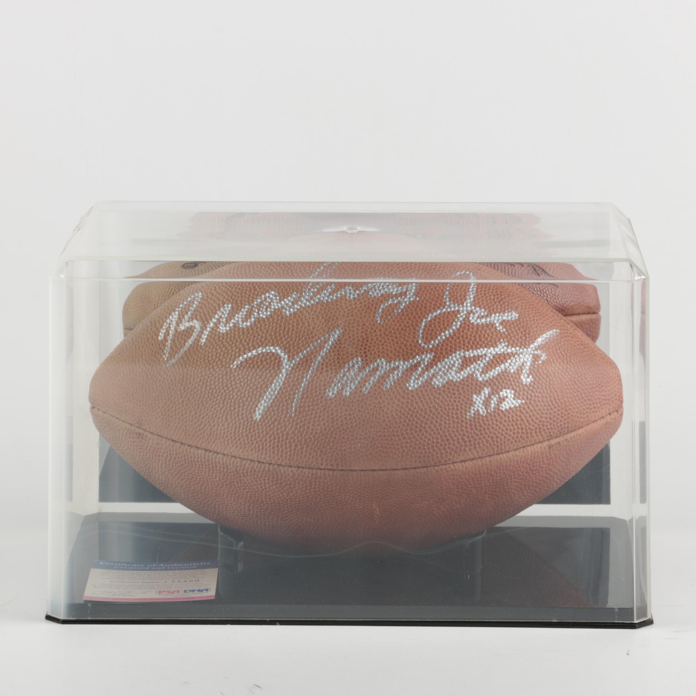Joe Namath Signed Football