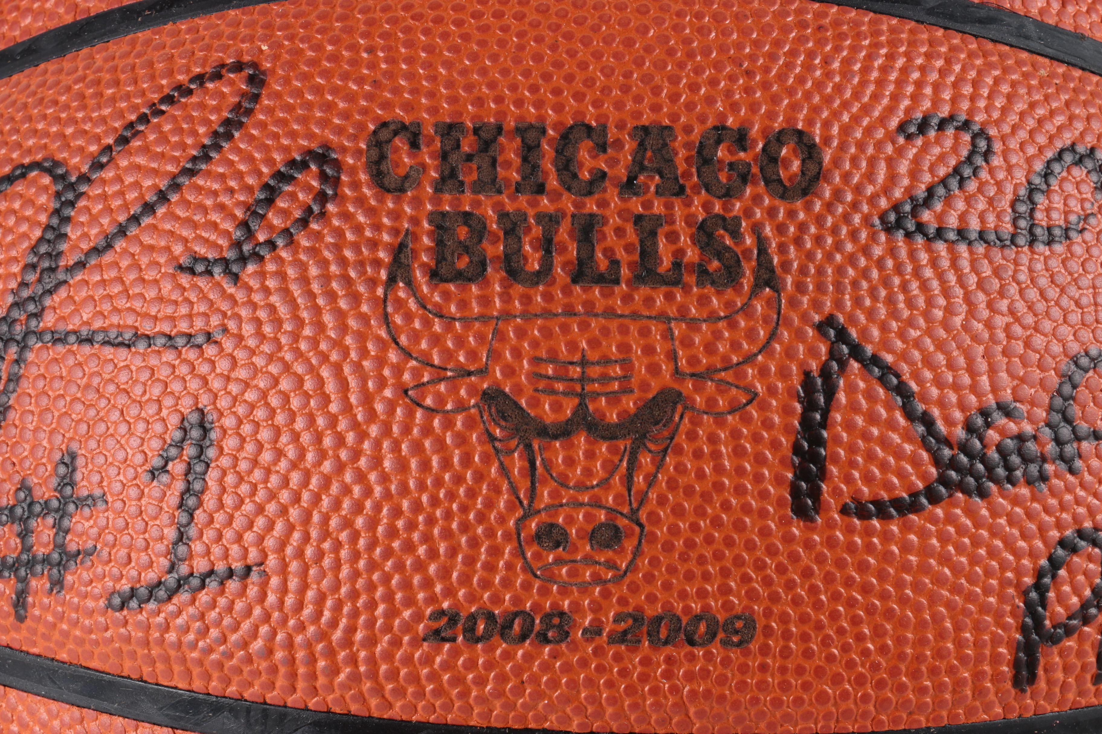 Signed Derrick Rose Chicago Bulls Basketball
