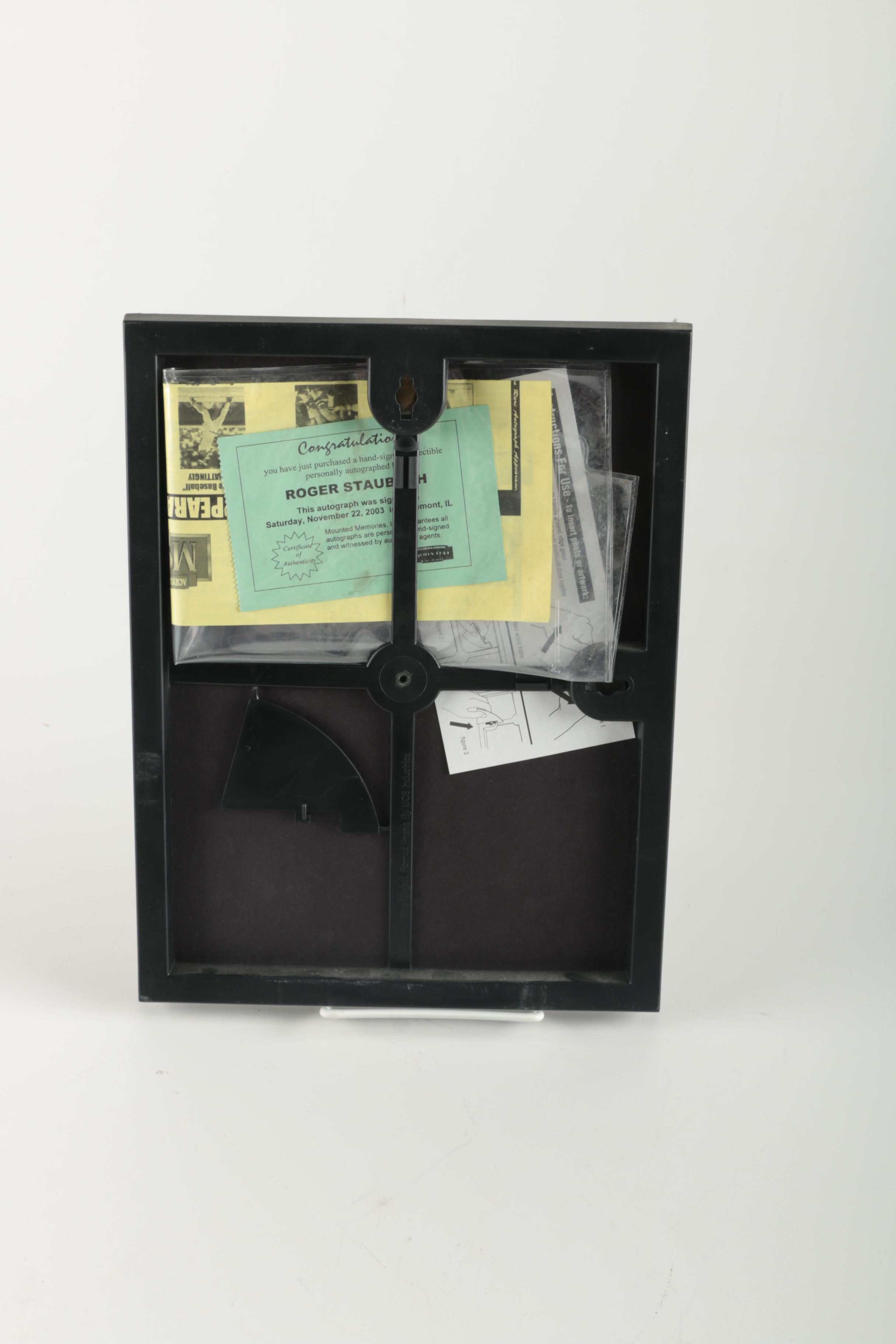 Roger Stuabach Autographed Offset Lithograph