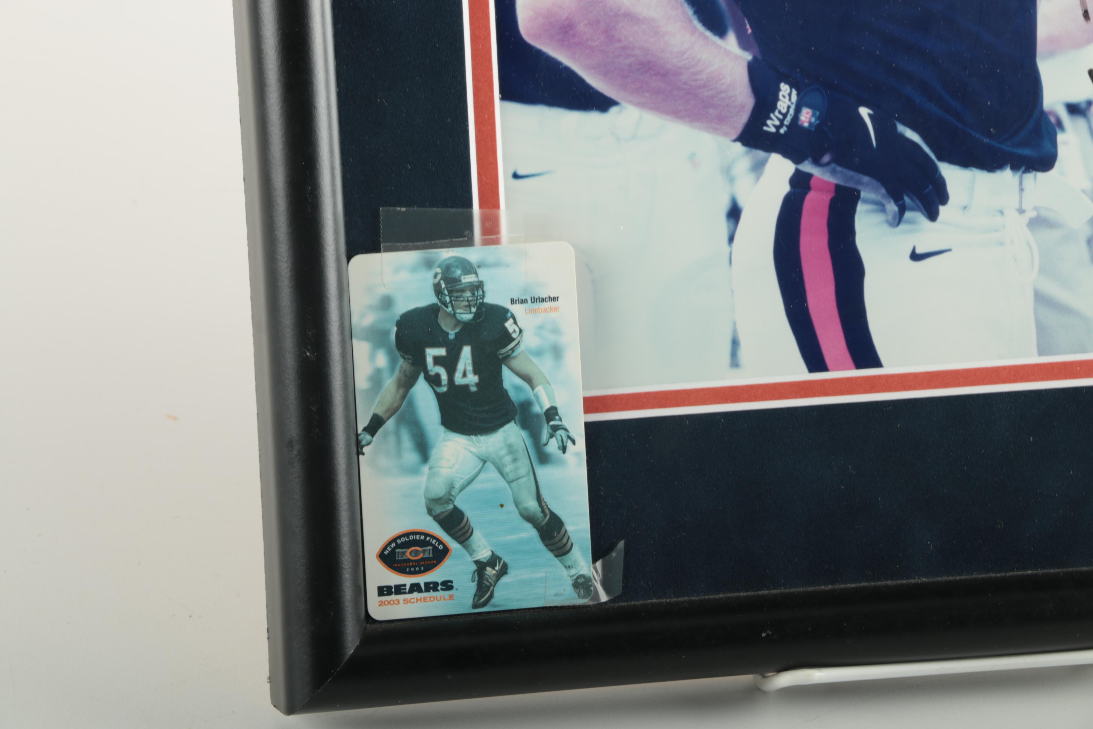 Signed Brian Urlacher Photograph