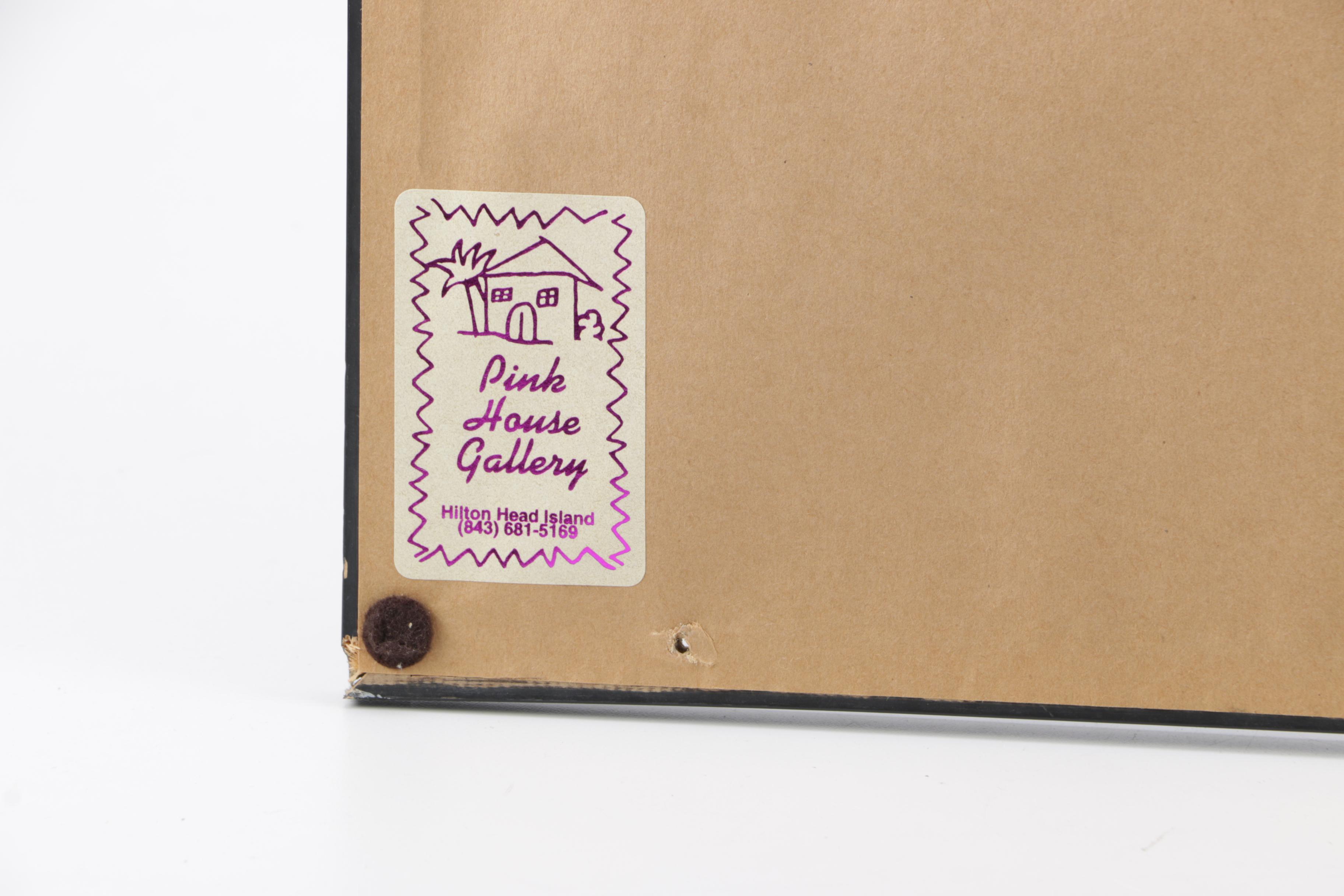 "Shoeless" Joe Jackson Collage in Frame