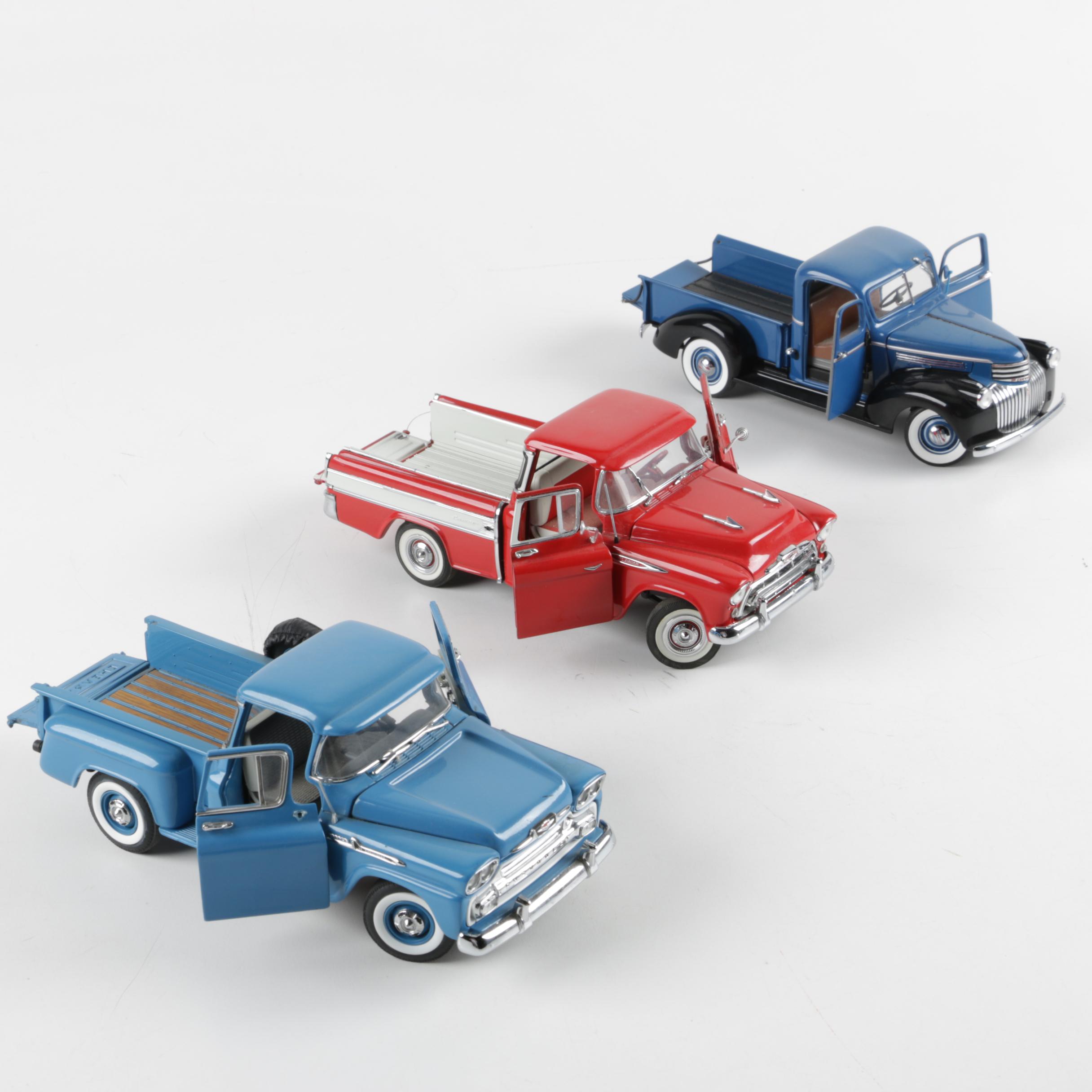 Collection of Danbury Mint Die-Cast Chevrolet Trucks