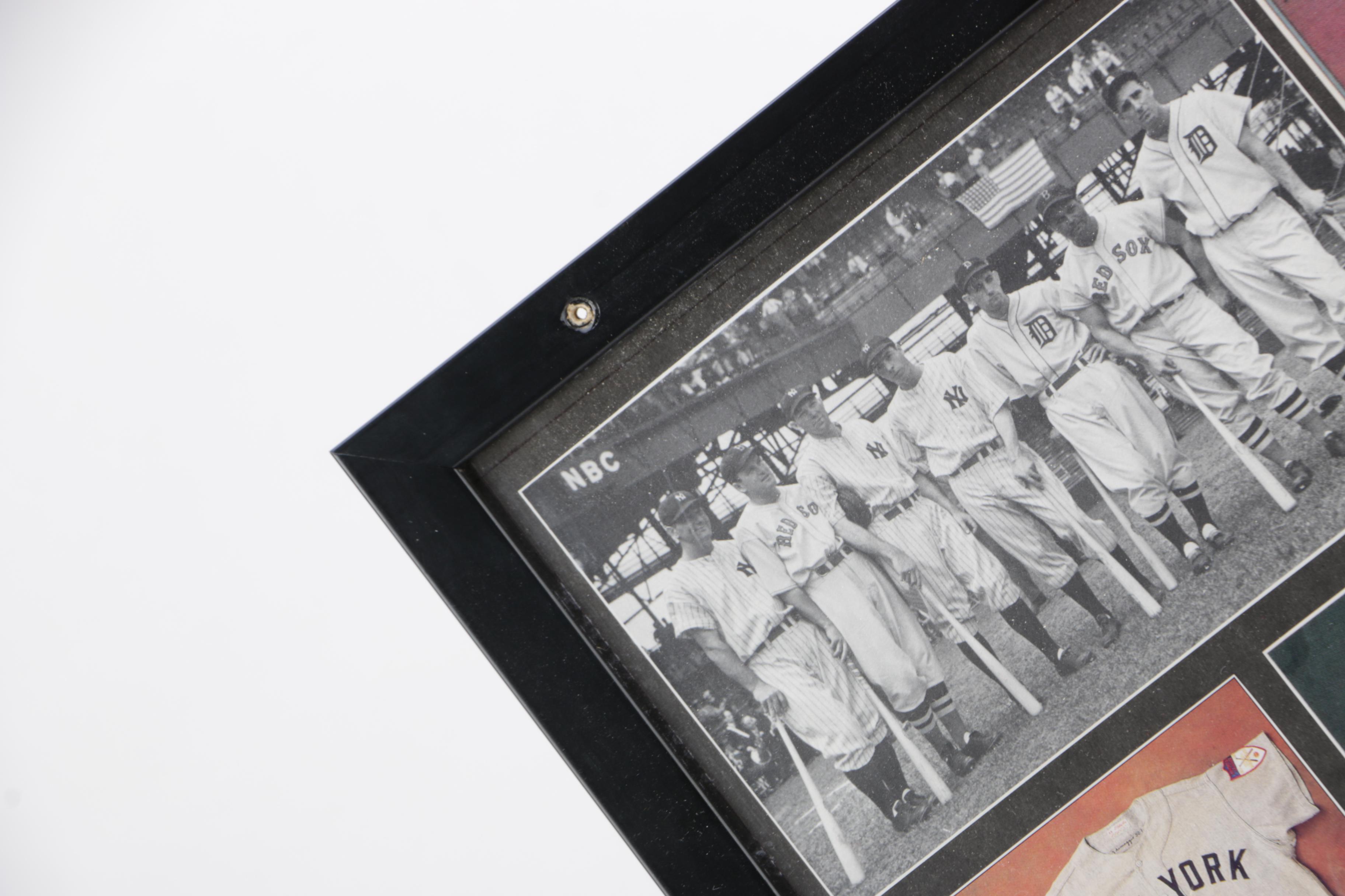 Collage of Joe DiMaggio Photographs