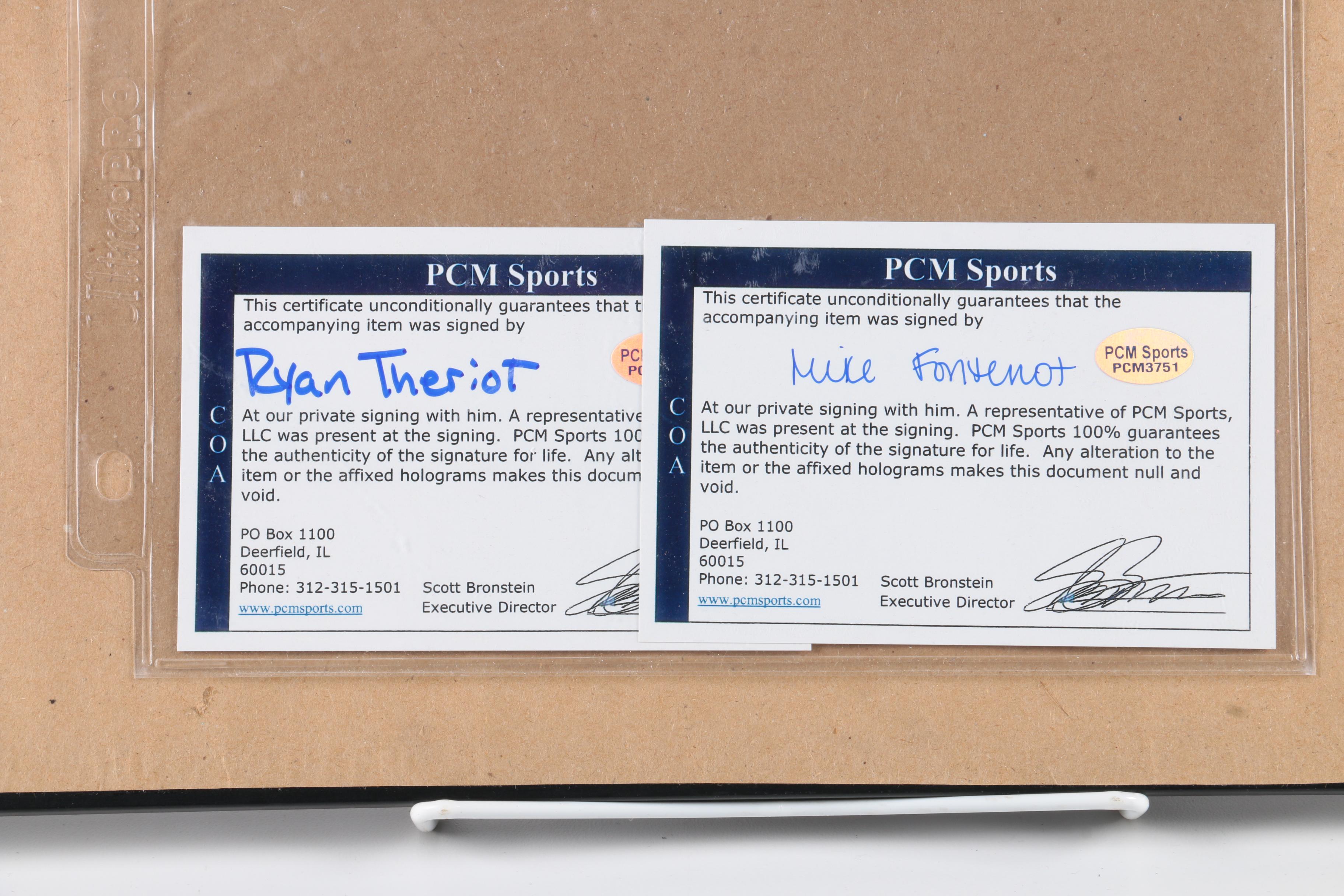 Ryan Theriot and Mike Fontenot Signed Photograph