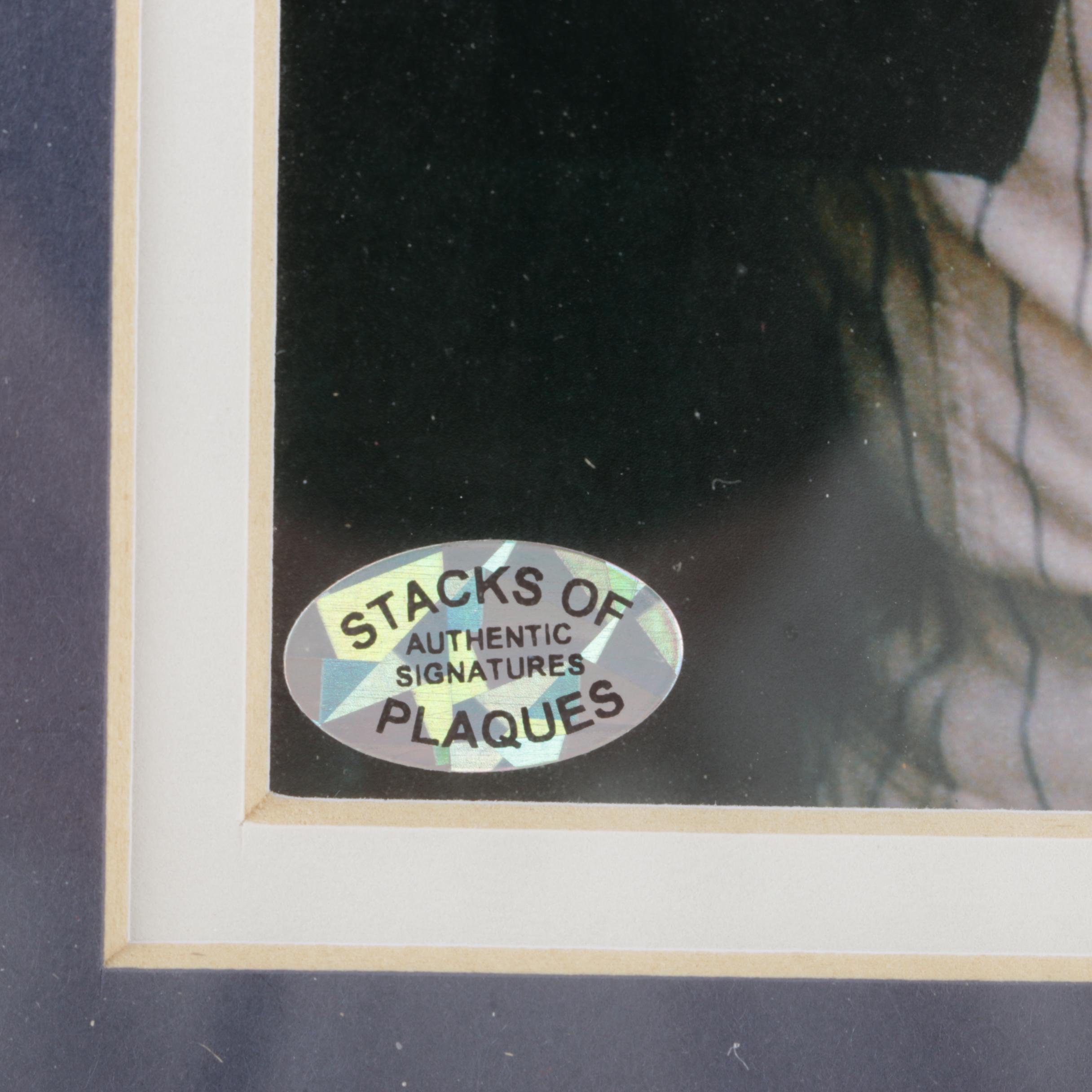 Signed Phil Rizzuto and Casey Stengel Photograph