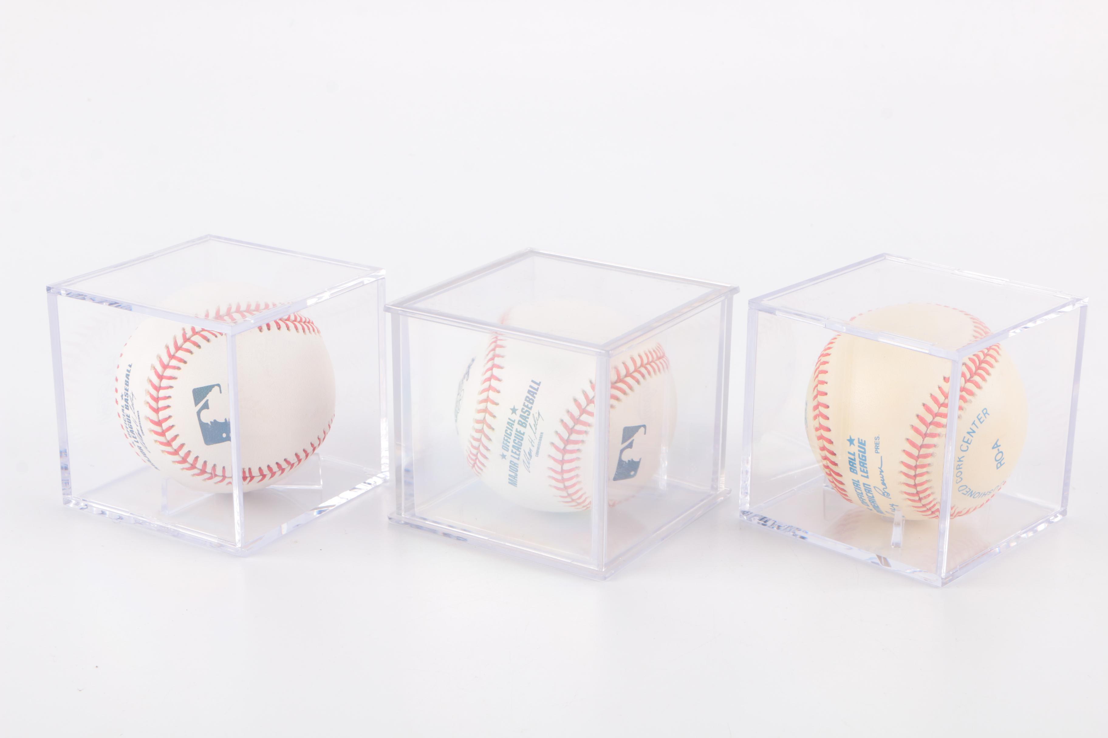 Collection of Signed Baseballs