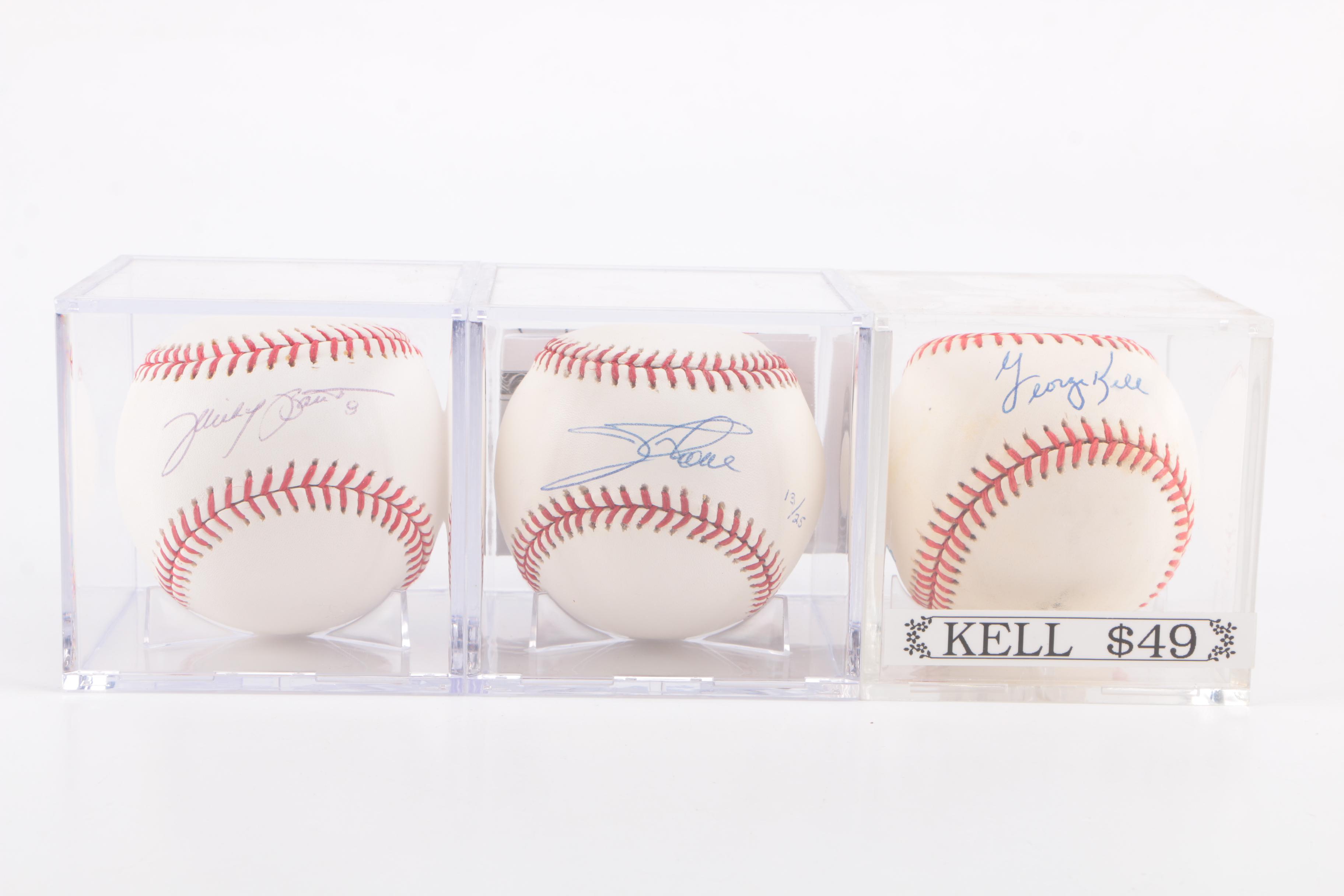 Collection of Signed Baseballs